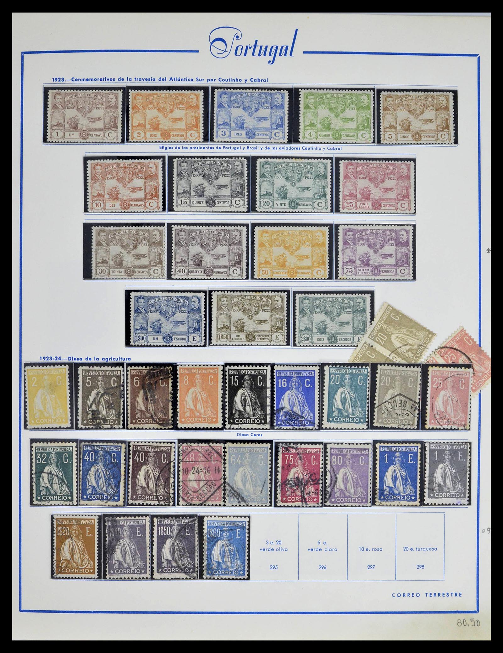 39233 0014 - Stamp collection 39233 Portugal 1853-1978.