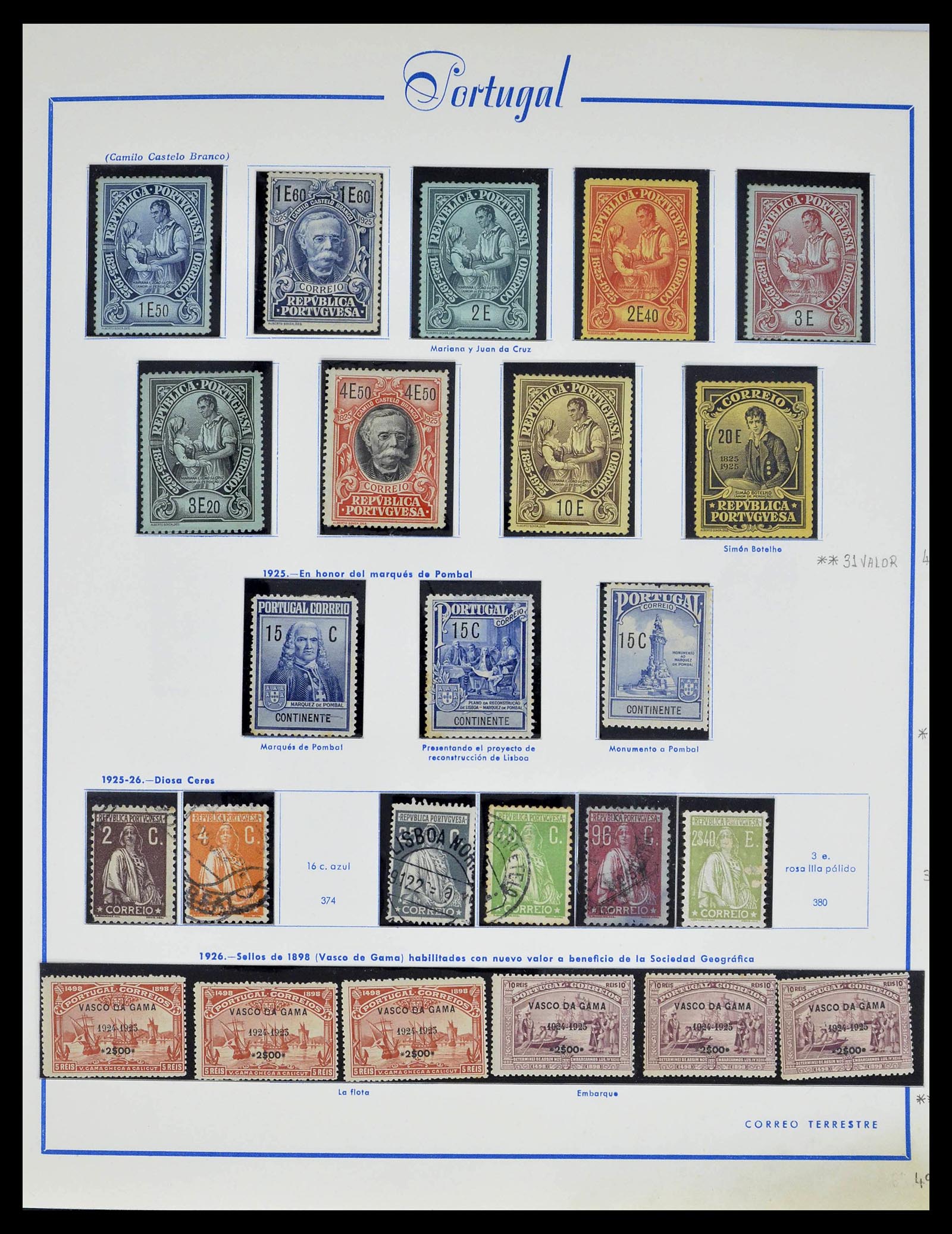 39233 0018 - Stamp collection 39233 Portugal 1853-1978.