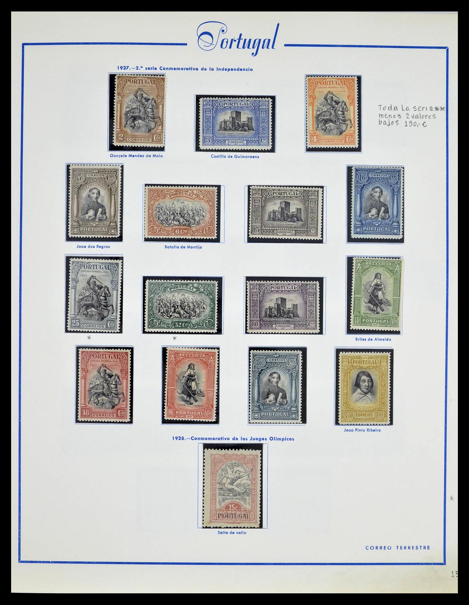 39233 0022 - Postzegelverzameling 39233 Portugal 1853-1978.