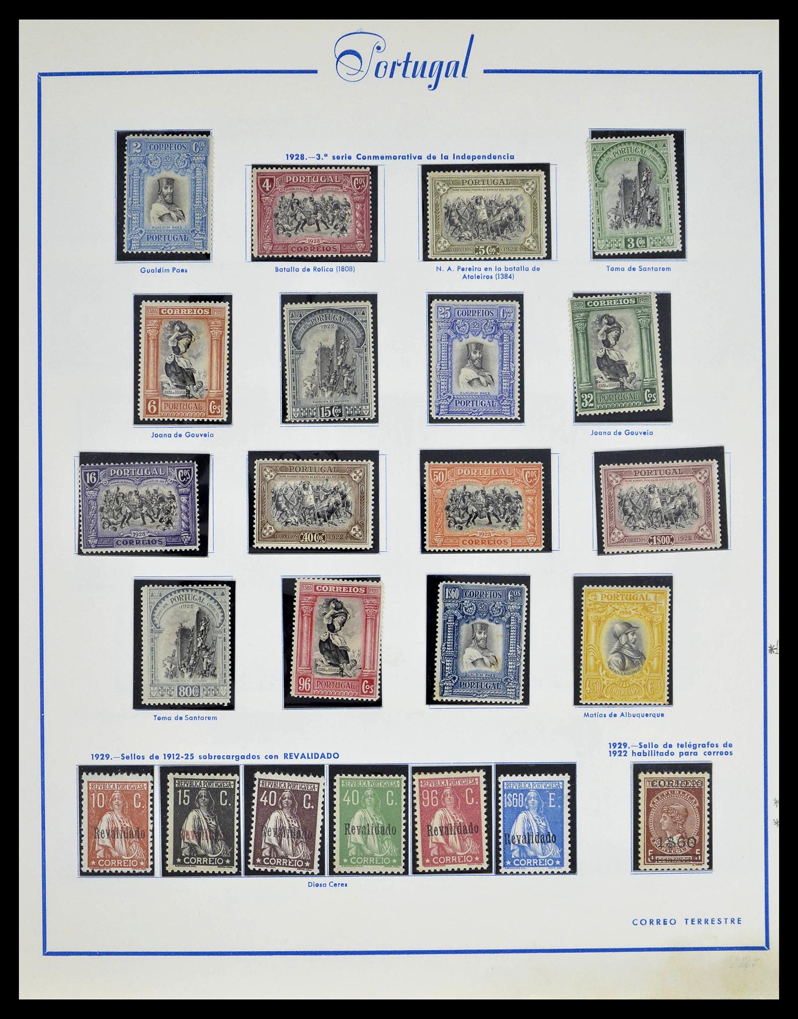 39233 0025 - Postzegelverzameling 39233 Portugal 1853-1978.