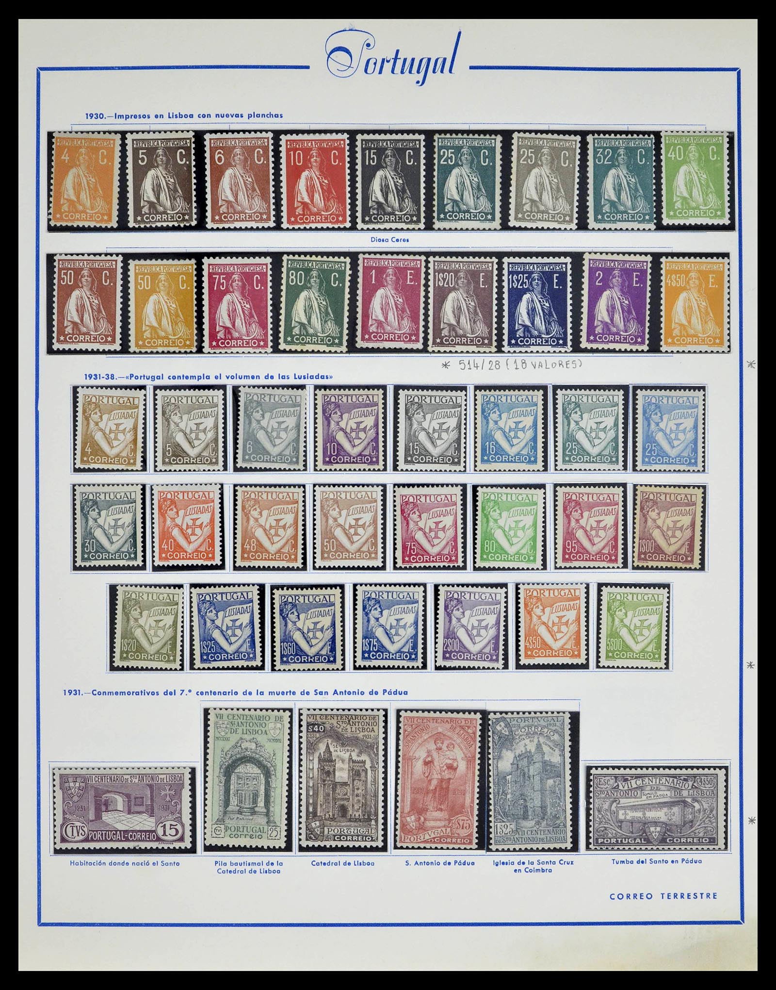39233 0026 - Postzegelverzameling 39233 Portugal 1853-1978.