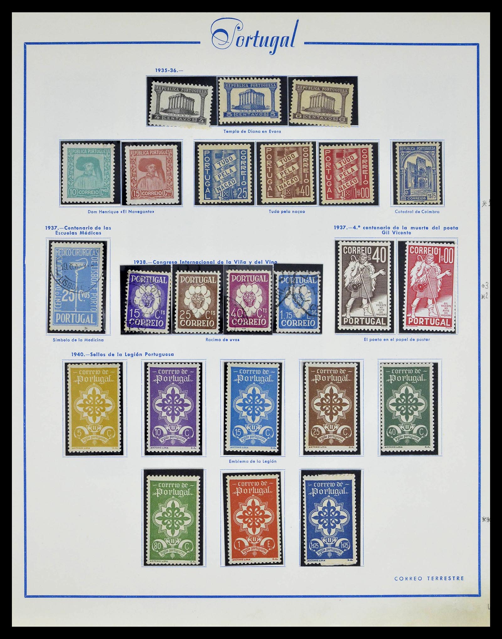 39233 0028 - Stamp collection 39233 Portugal 1853-1978.