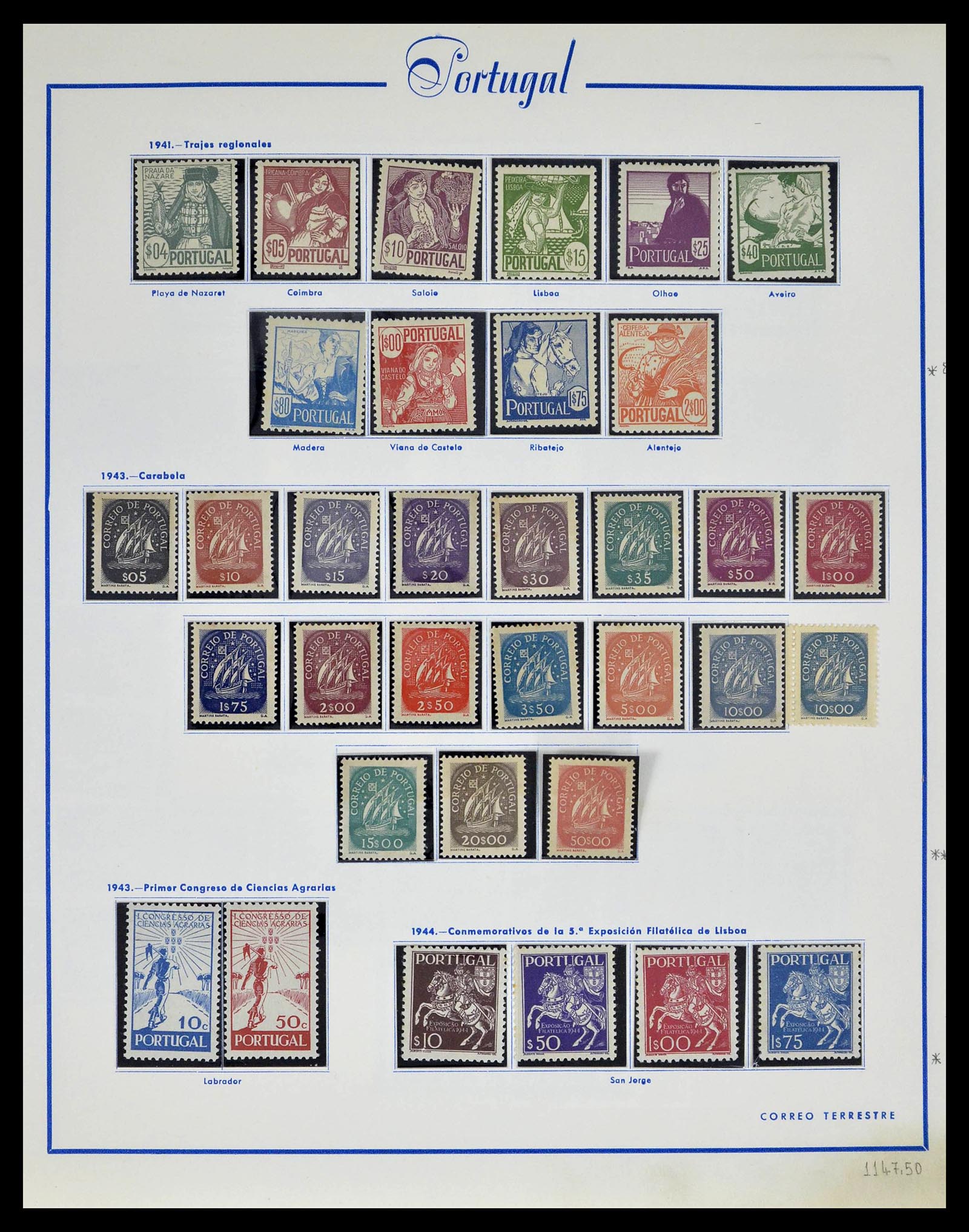 39233 0031 - Postzegelverzameling 39233 Portugal 1853-1978.