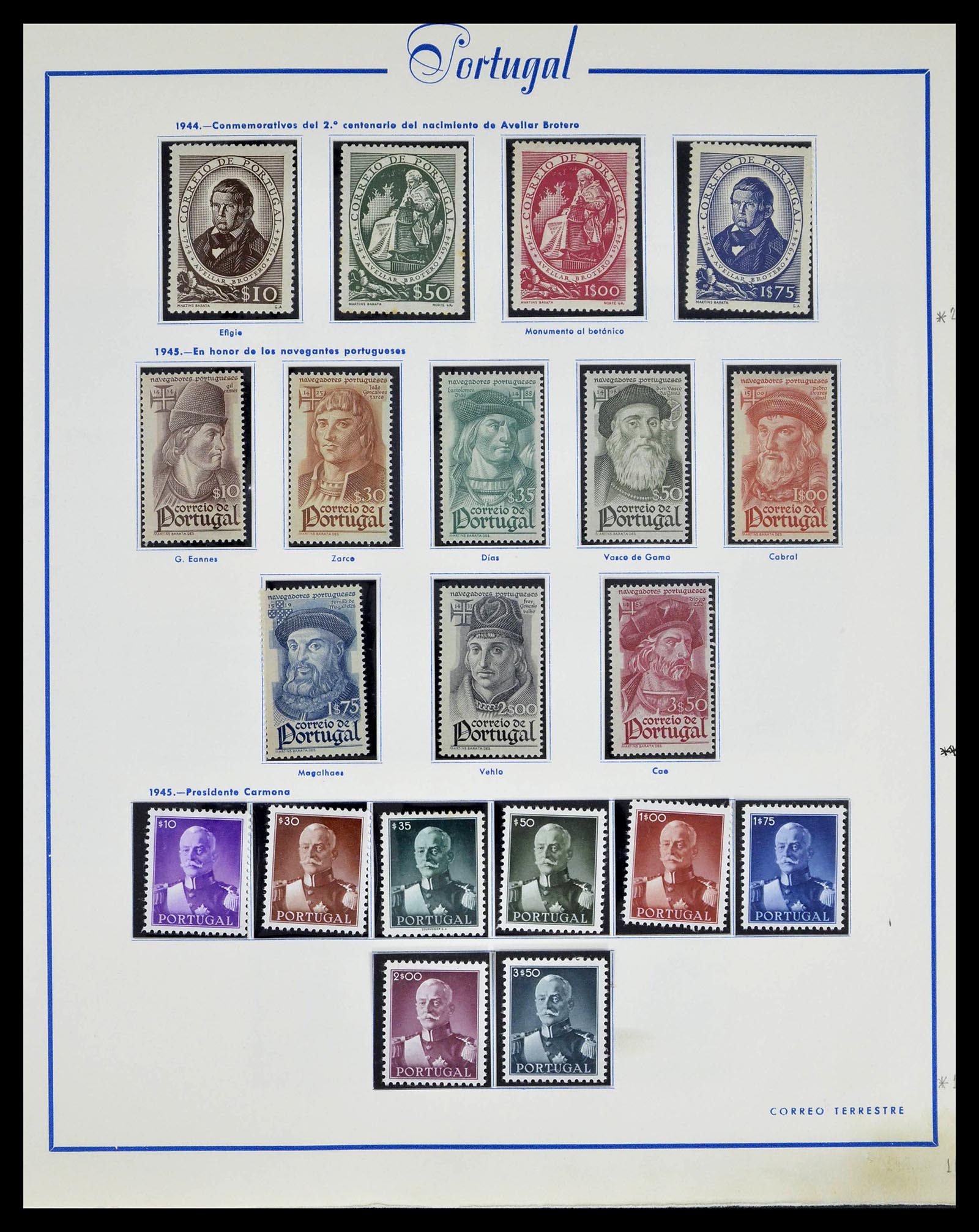 39233 0033 - Postzegelverzameling 39233 Portugal 1853-1978.