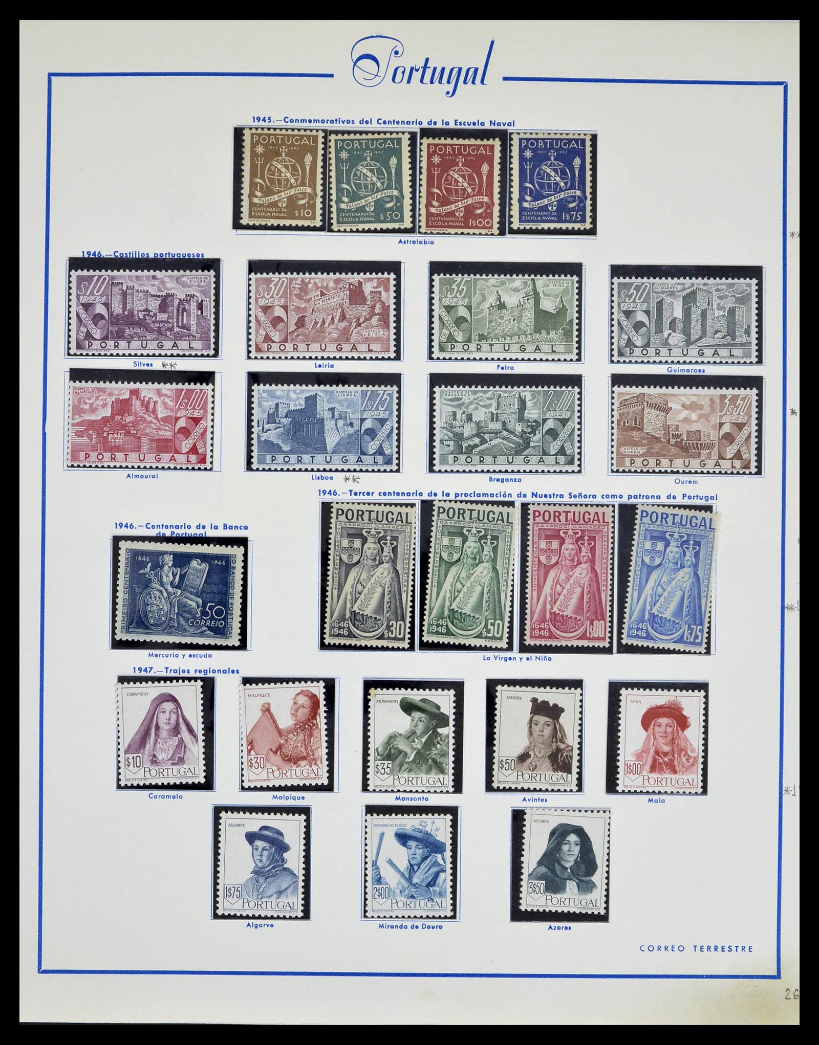 39233 0035 - Stamp collection 39233 Portugal 1853-1978.