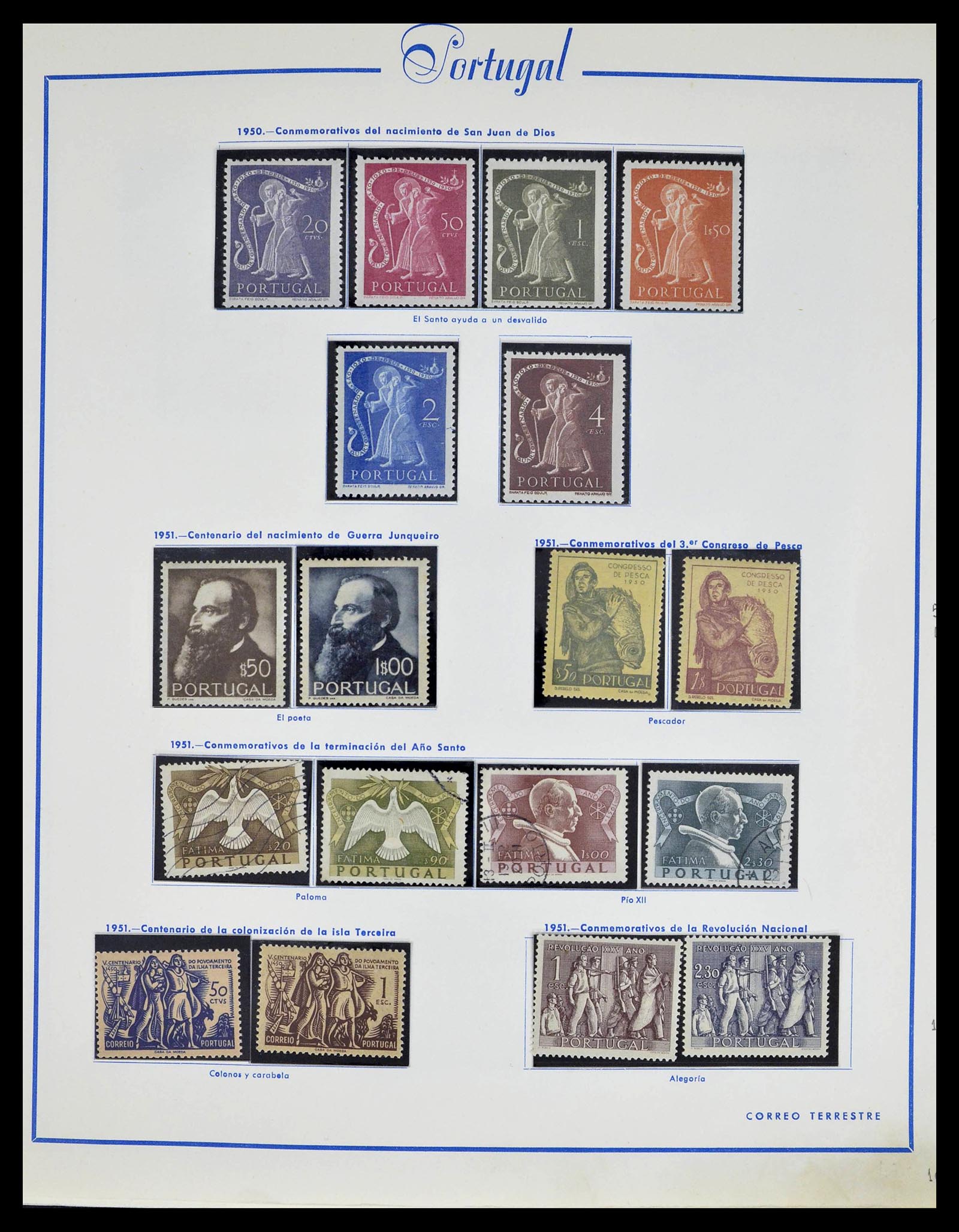 39233 0041 - Stamp collection 39233 Portugal 1853-1978.