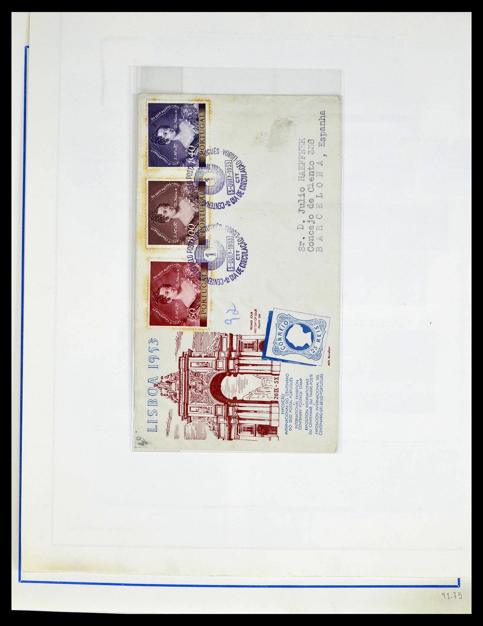 39233 0046 - Postzegelverzameling 39233 Portugal 1853-1978.
