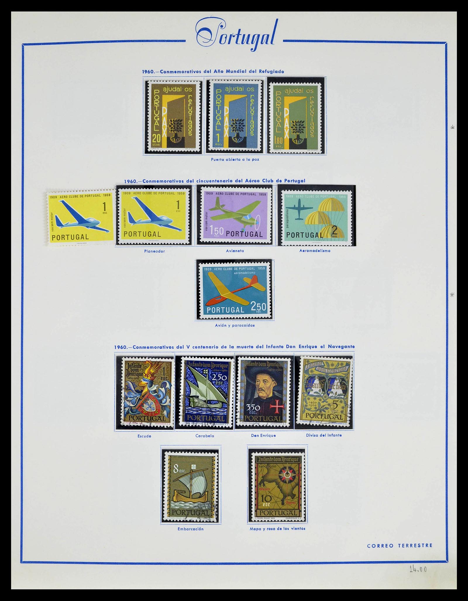 39233 0051 - Postzegelverzameling 39233 Portugal 1853-1978.