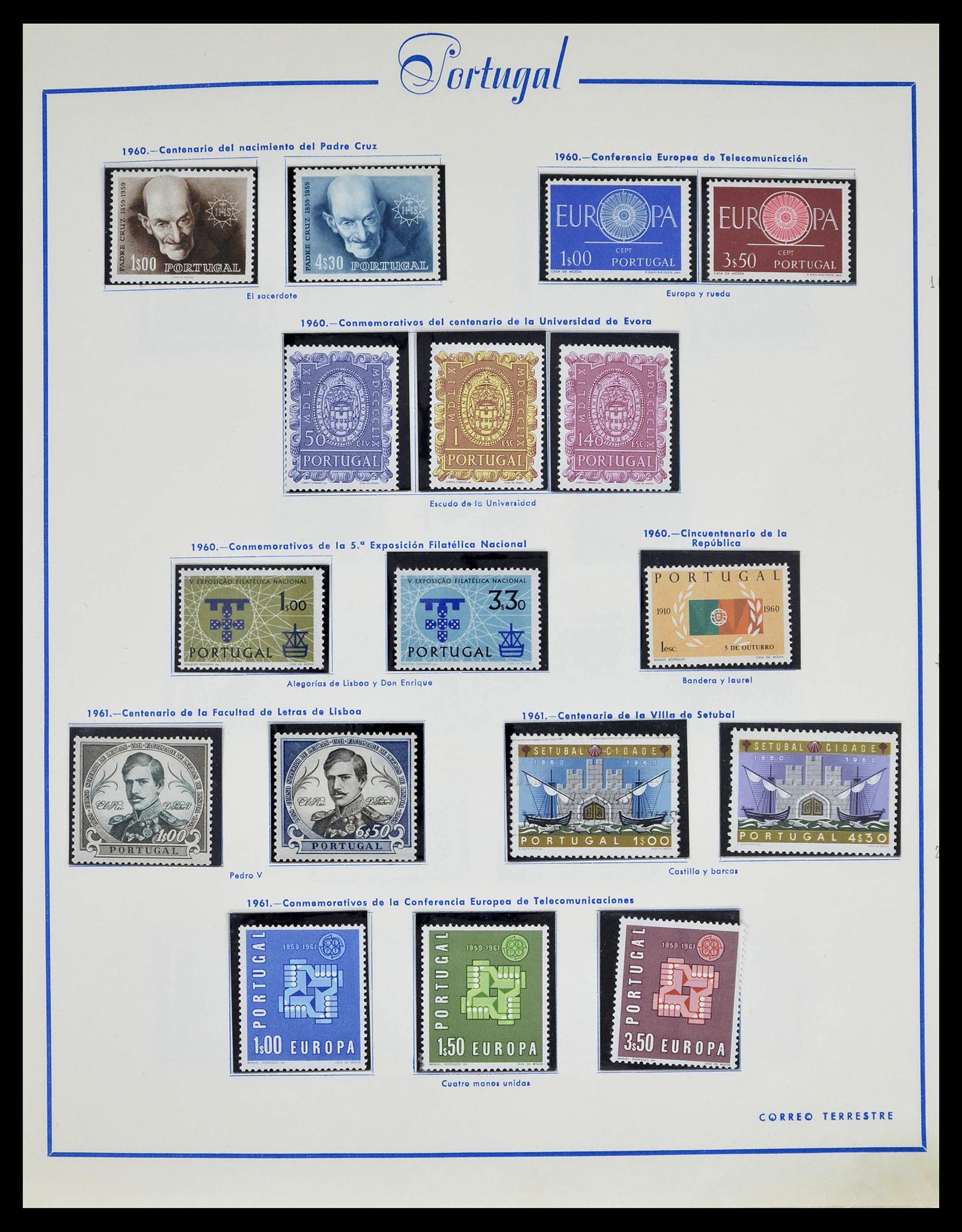 39233 0052 - Postzegelverzameling 39233 Portugal 1853-1978.
