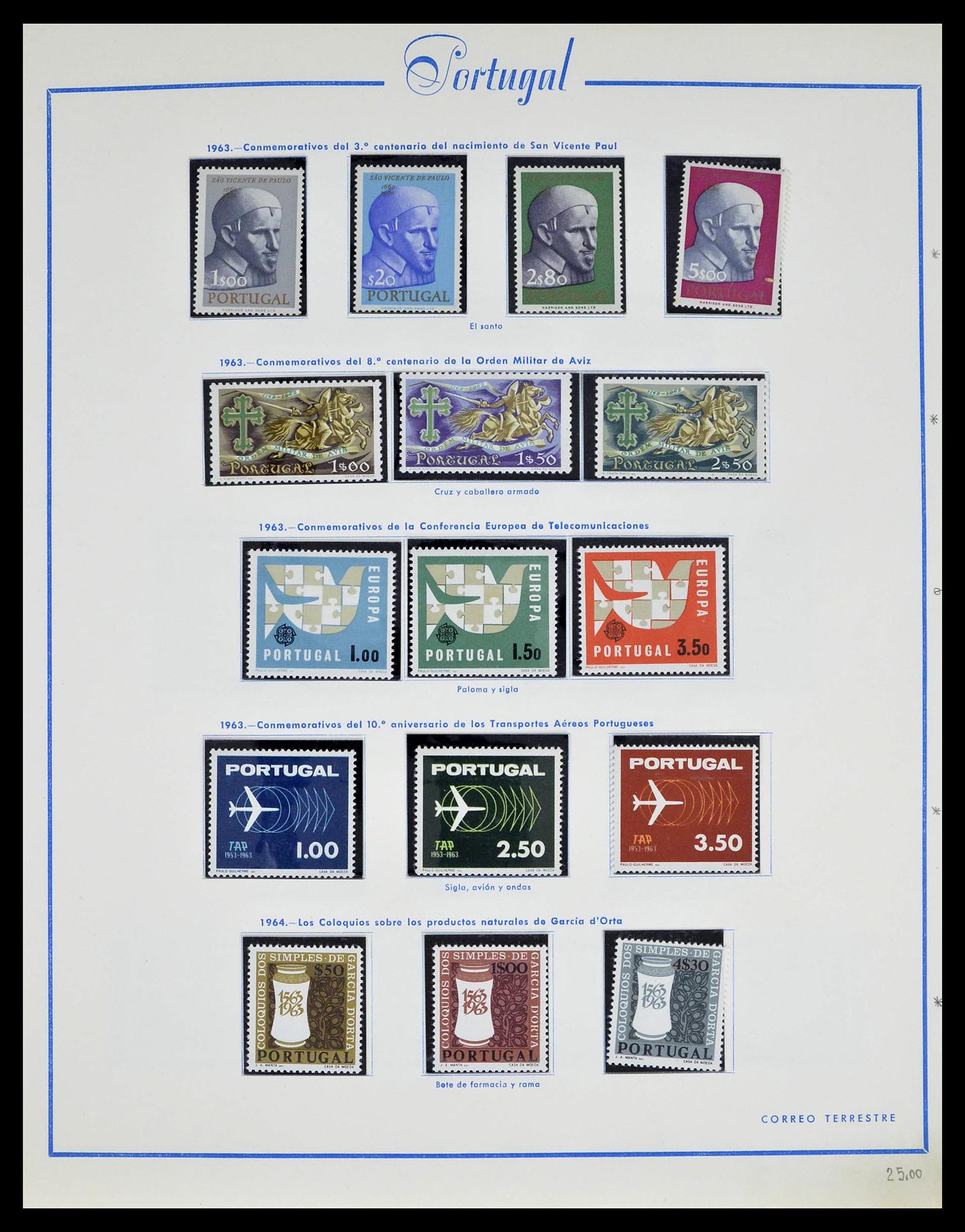 39233 0055 - Postzegelverzameling 39233 Portugal 1853-1978.
