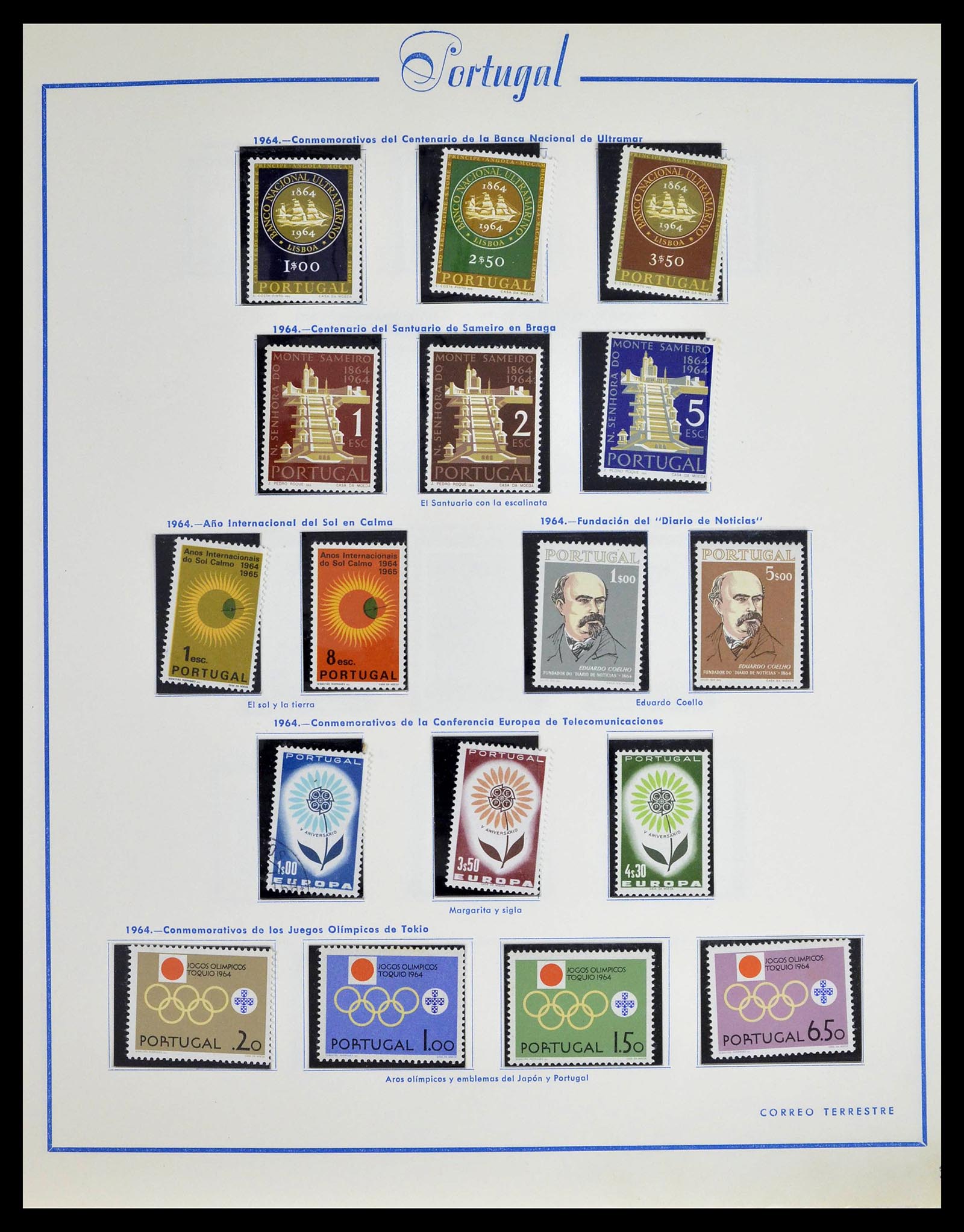 39233 0056 - Postzegelverzameling 39233 Portugal 1853-1978.