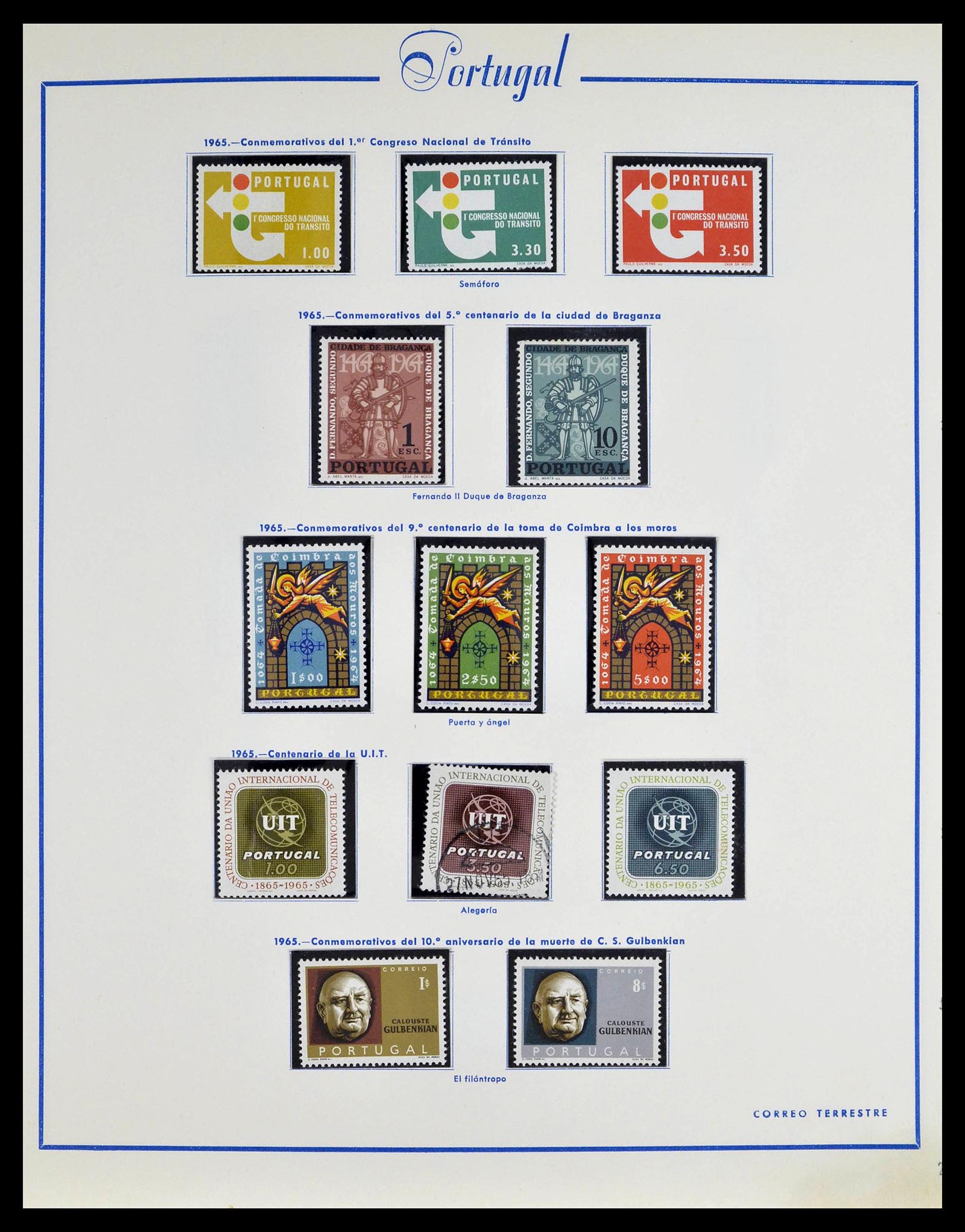 39233 0057 - Postzegelverzameling 39233 Portugal 1853-1978.
