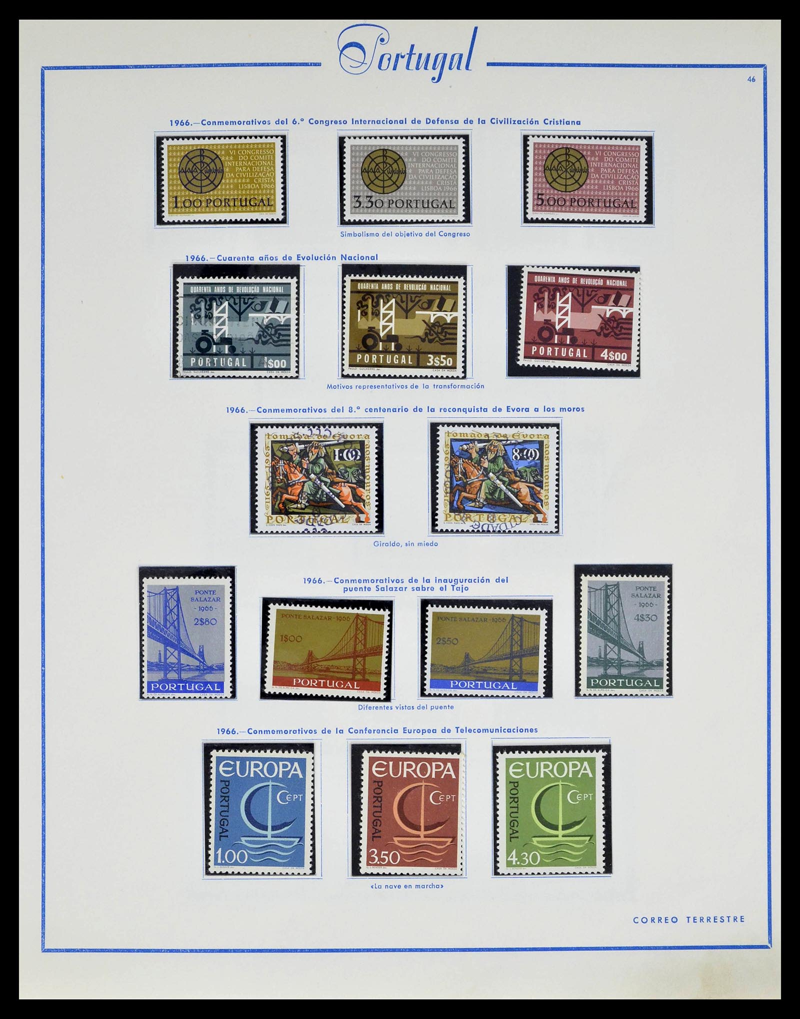 39233 0060 - Postzegelverzameling 39233 Portugal 1853-1978.