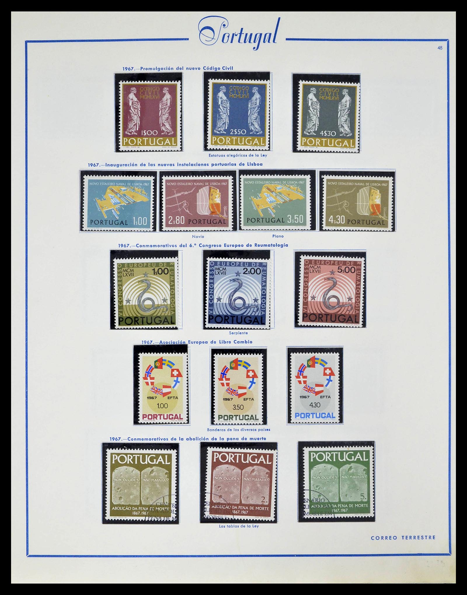 39233 0062 - Postzegelverzameling 39233 Portugal 1853-1978.