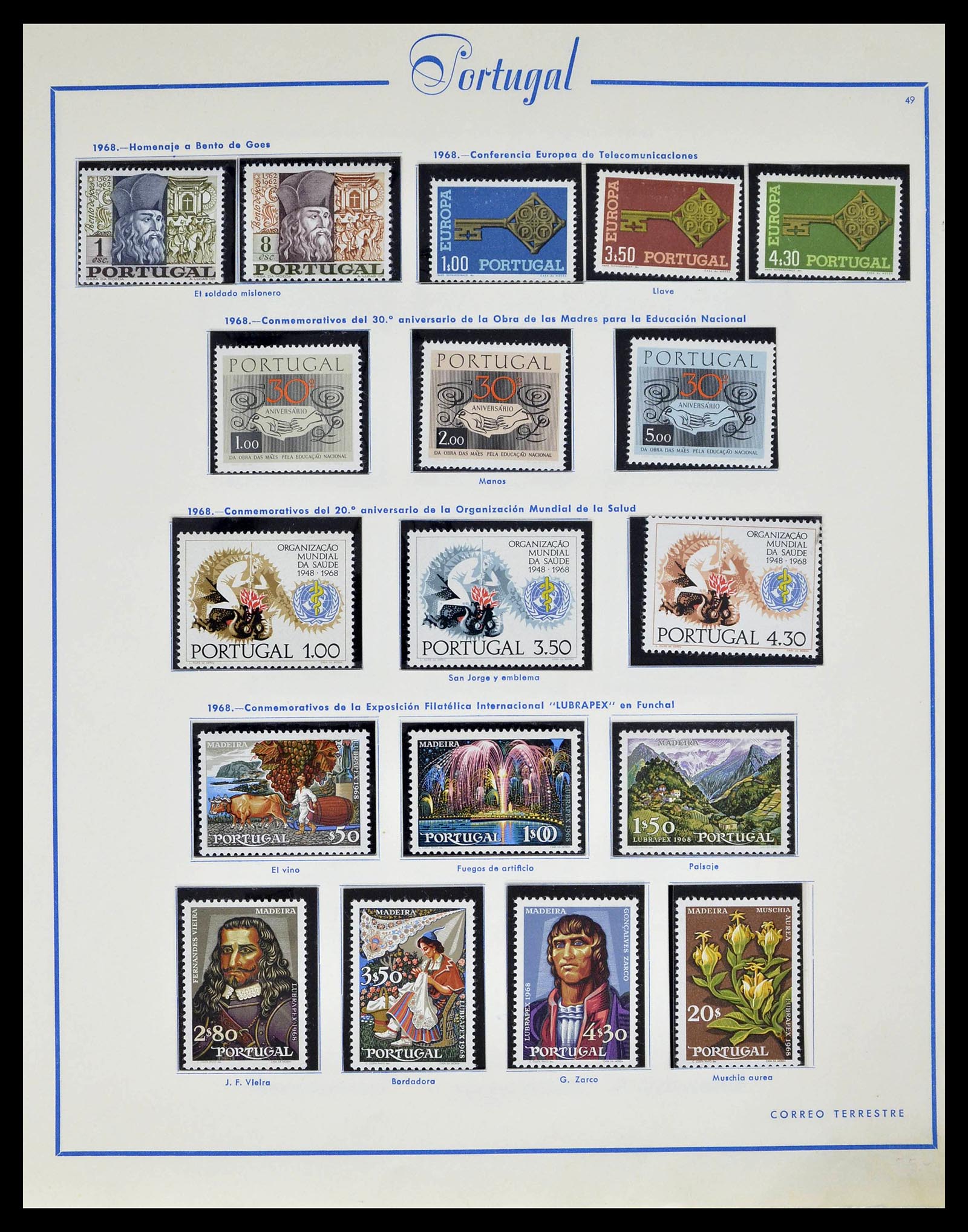 39233 0063 - Postzegelverzameling 39233 Portugal 1853-1978.