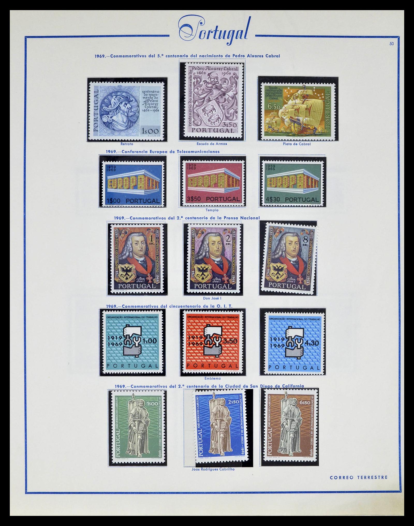 39233 0064 - Postzegelverzameling 39233 Portugal 1853-1978.