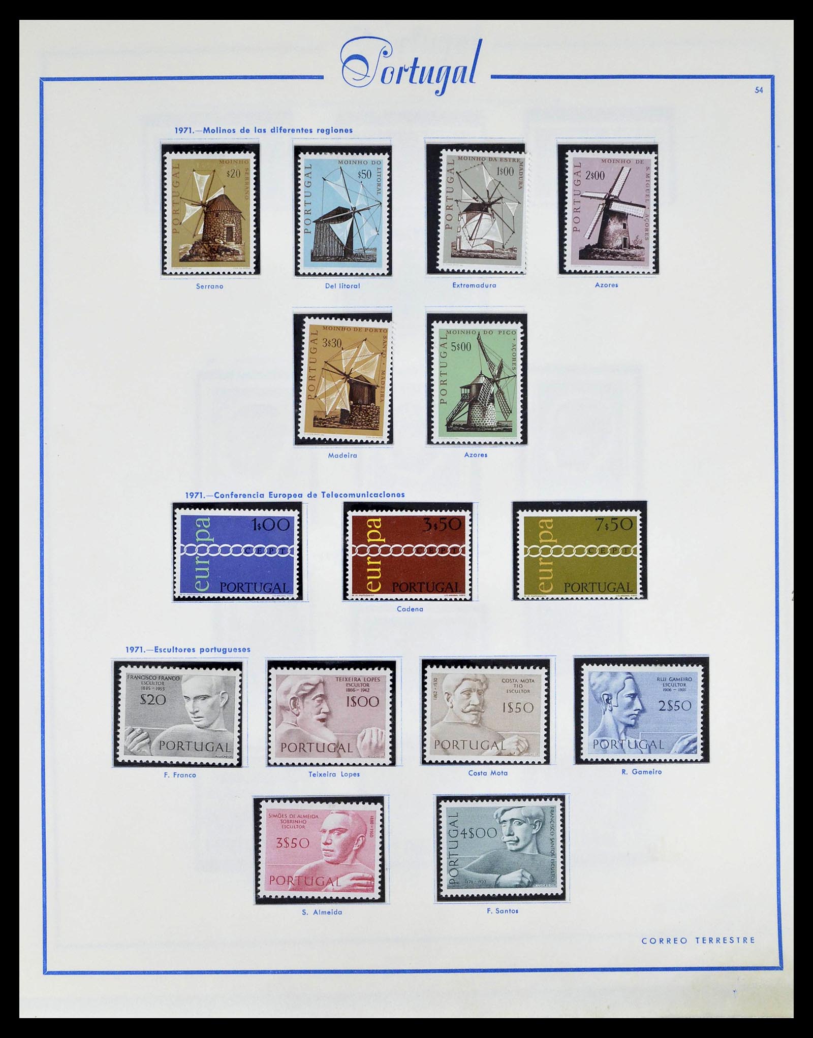 39233 0068 - Postzegelverzameling 39233 Portugal 1853-1978.