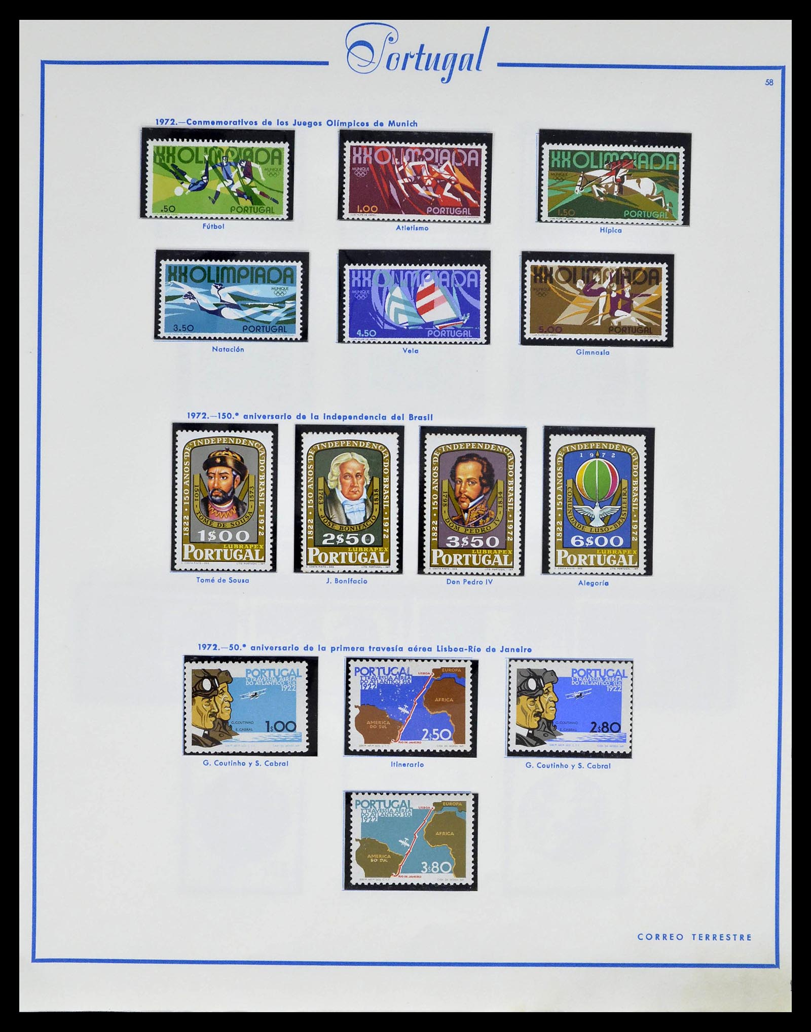 39233 0072 - Postzegelverzameling 39233 Portugal 1853-1978.