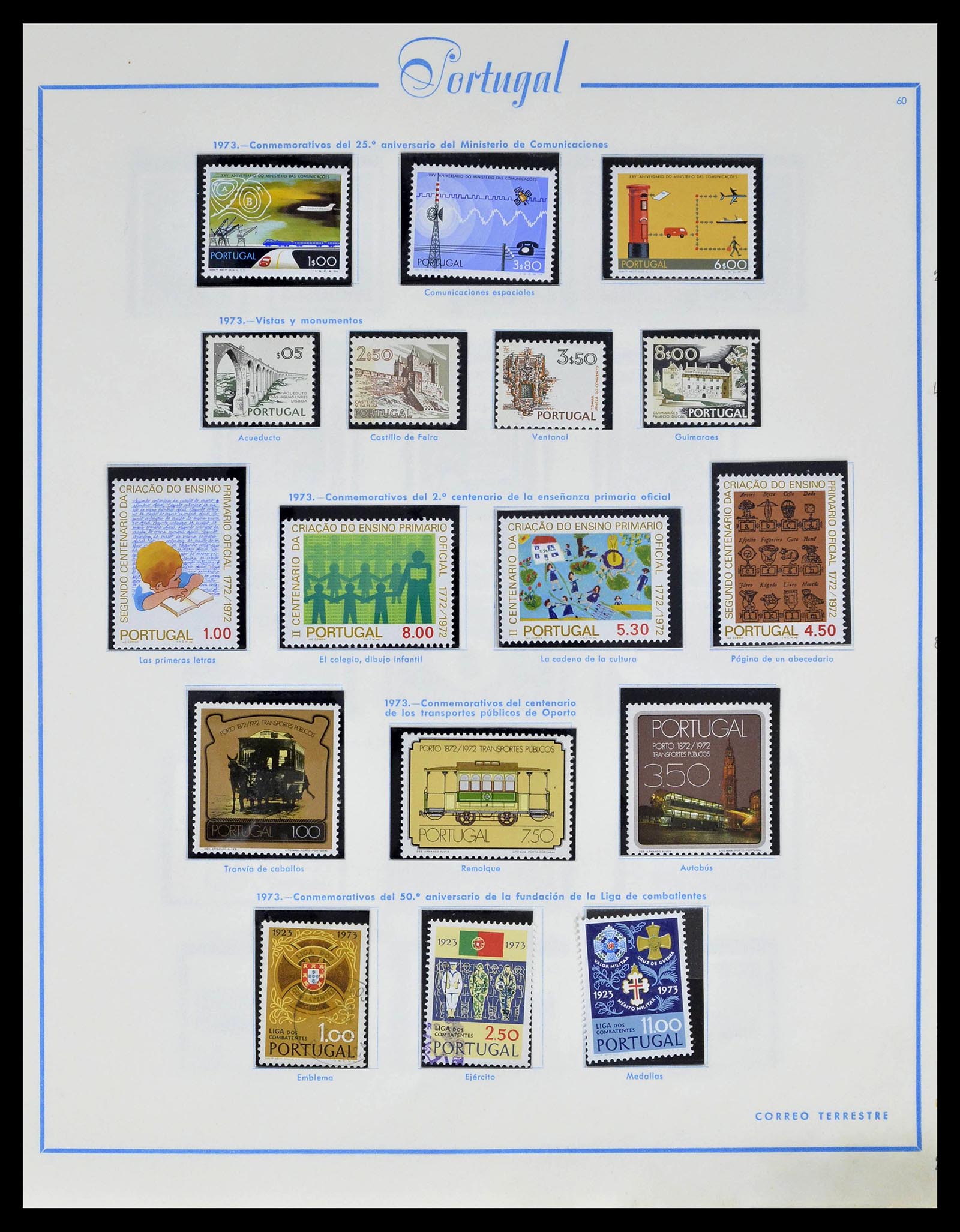 39233 0074 - Postzegelverzameling 39233 Portugal 1853-1978.