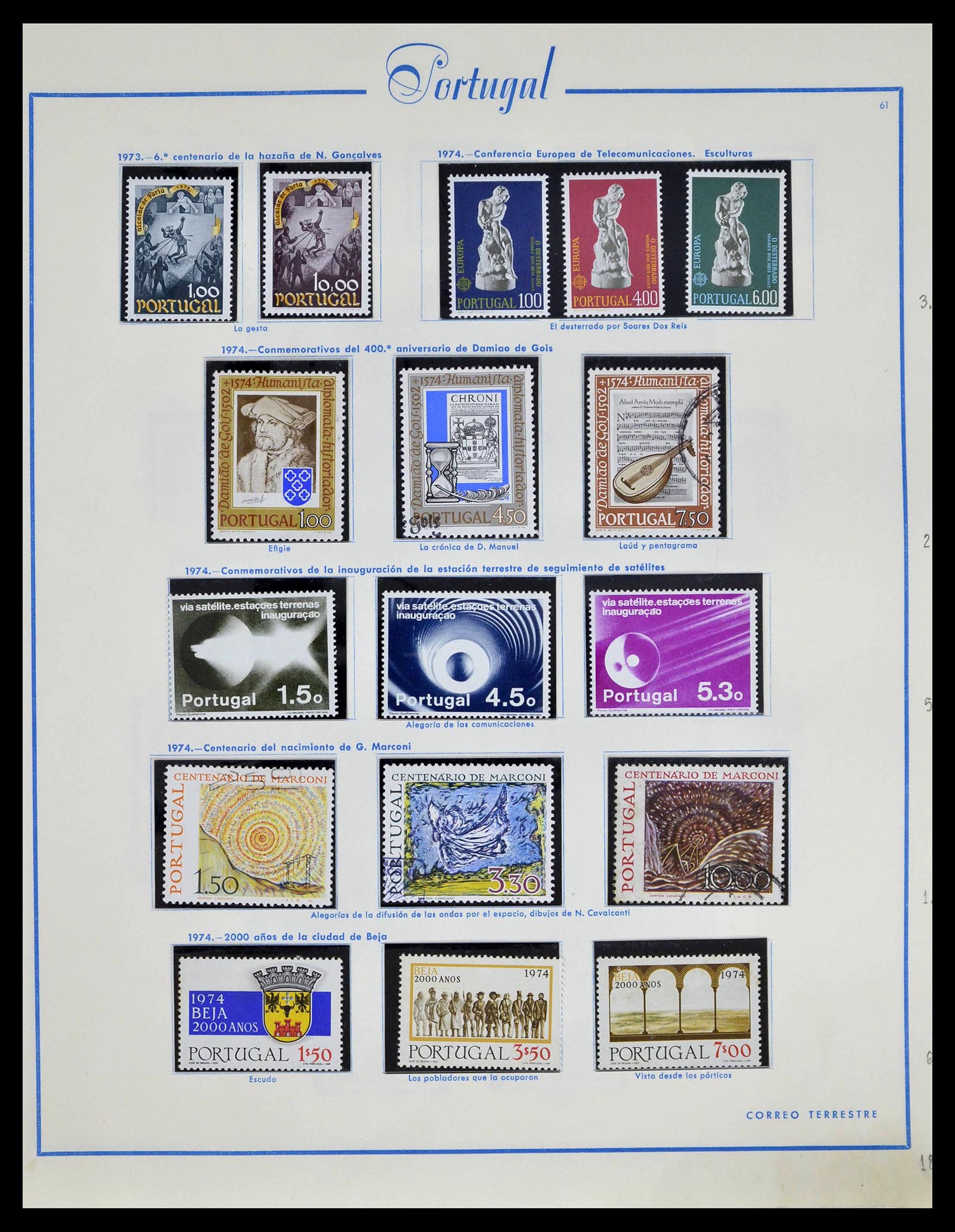 39233 0075 - Postzegelverzameling 39233 Portugal 1853-1978.