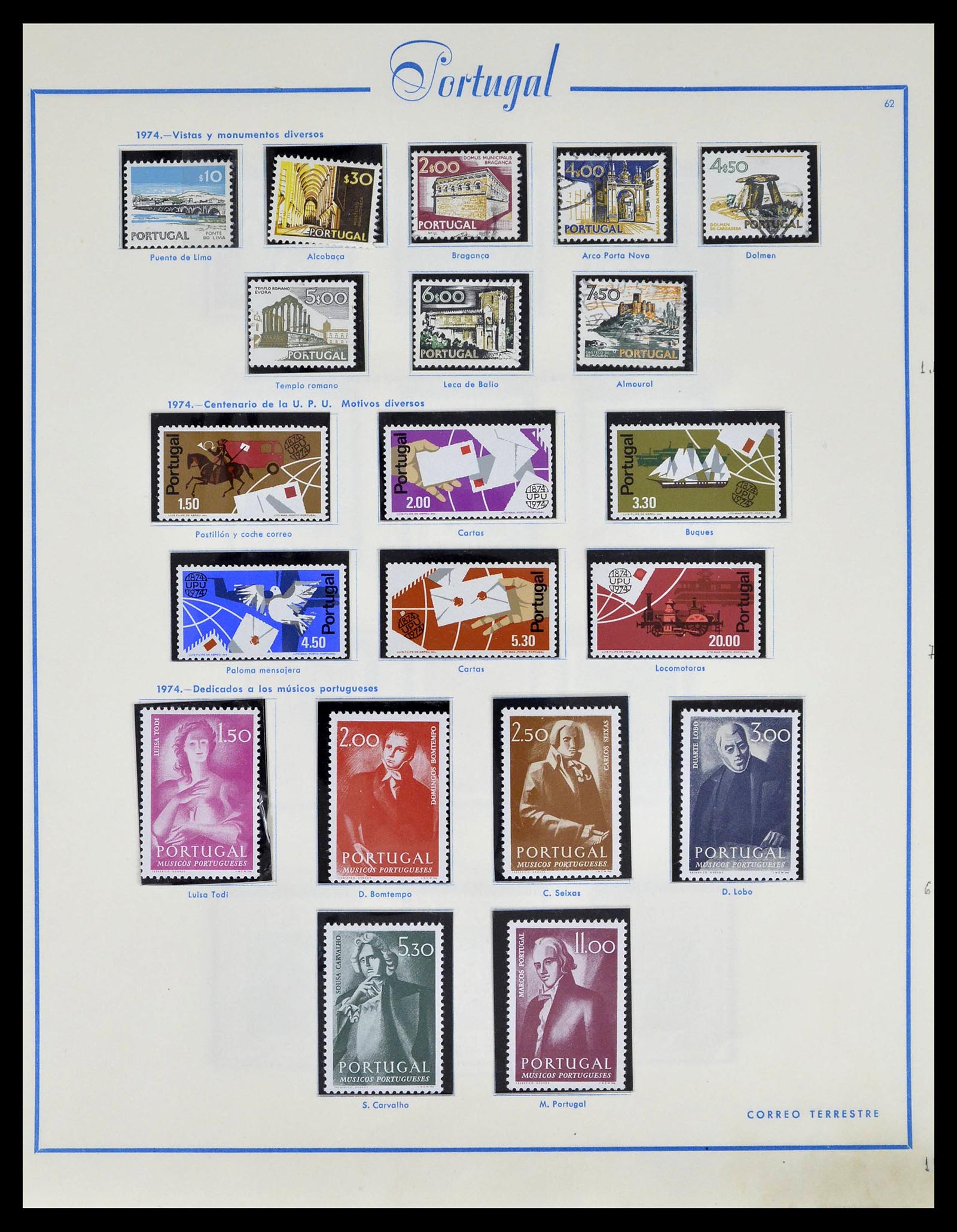 39233 0076 - Postzegelverzameling 39233 Portugal 1853-1978.