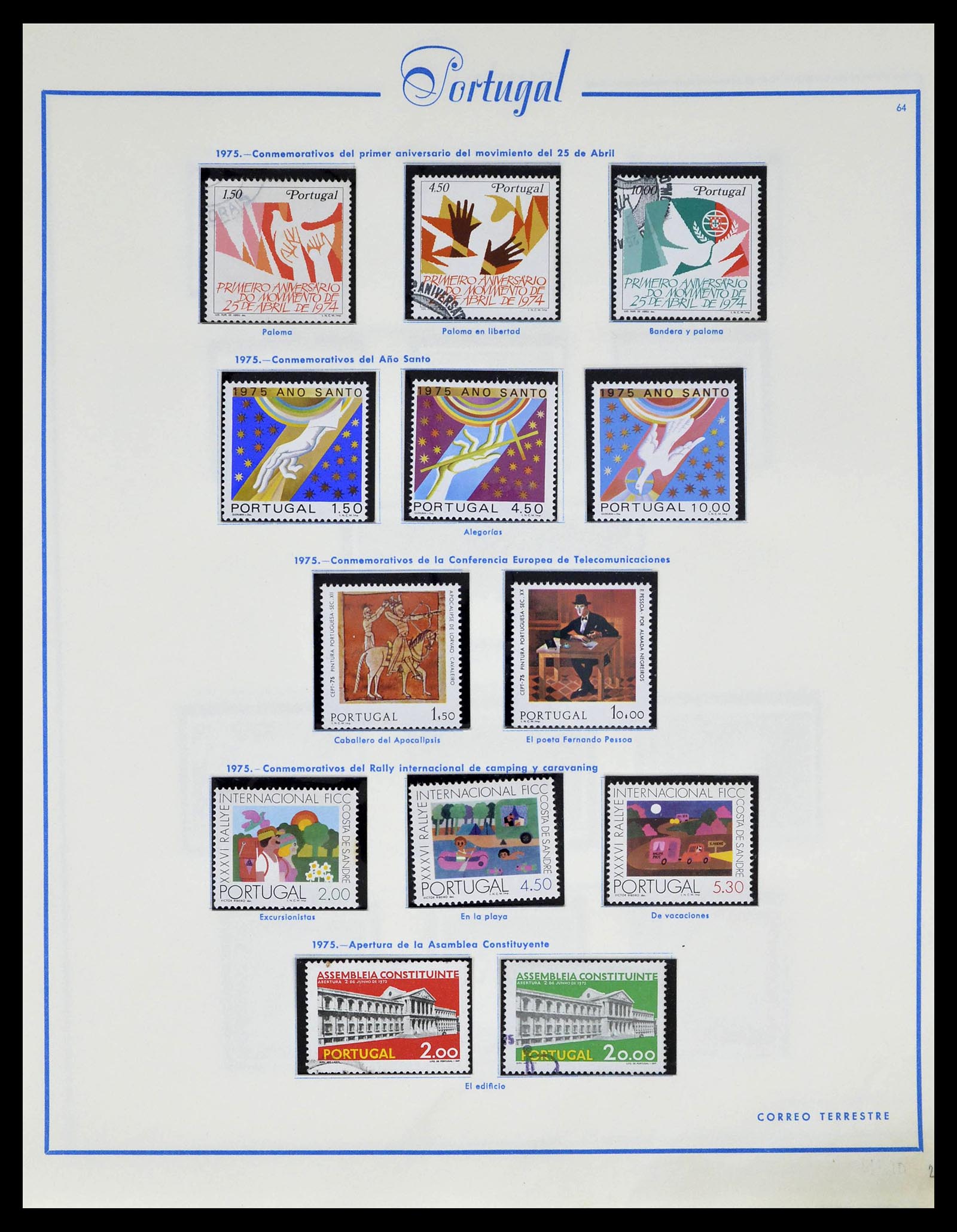 39233 0078 - Postzegelverzameling 39233 Portugal 1853-1978.