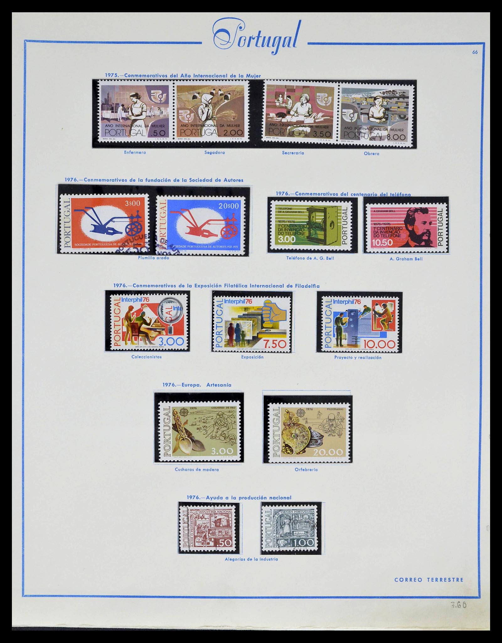 39233 0080 - Postzegelverzameling 39233 Portugal 1853-1978.