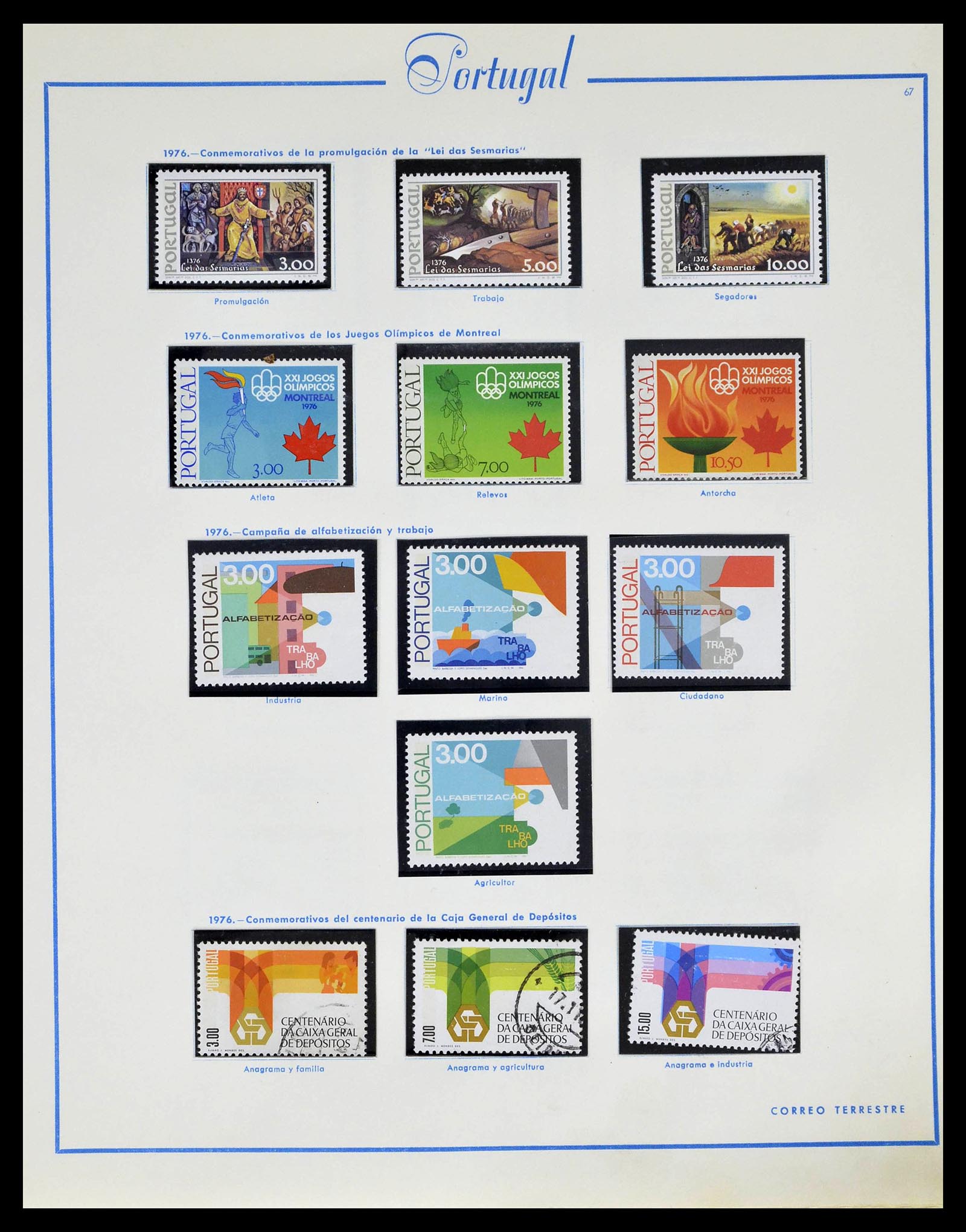 39233 0082 - Postzegelverzameling 39233 Portugal 1853-1978.