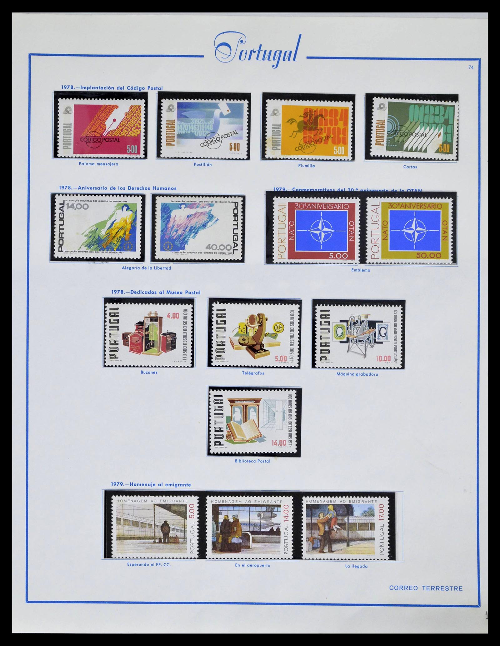 39233 0089 - Postzegelverzameling 39233 Portugal 1853-1978.