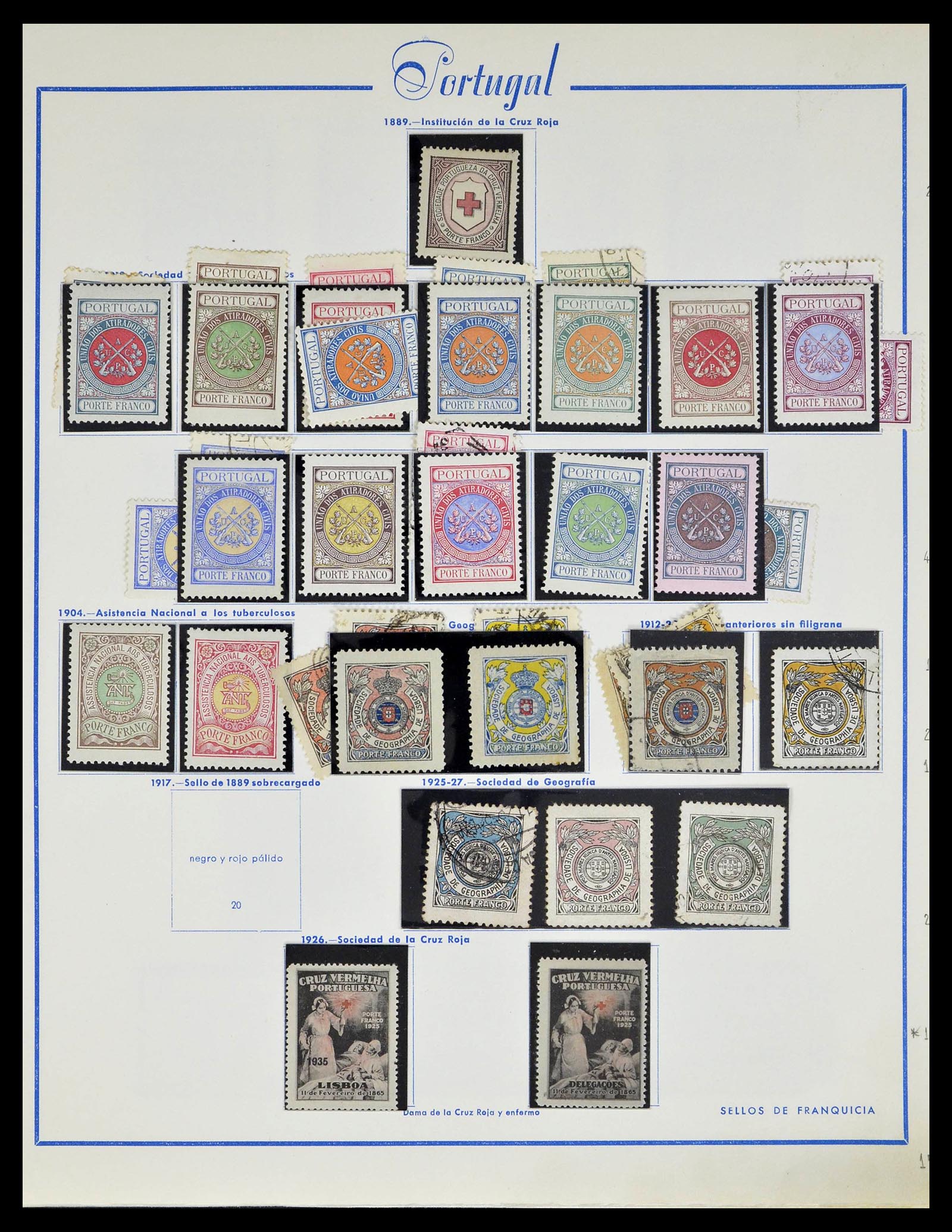 39233 0091 - Postzegelverzameling 39233 Portugal 1853-1978.