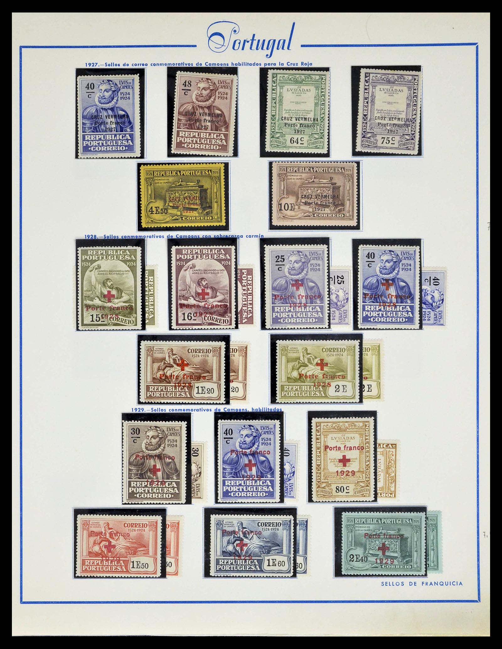 39233 0092 - Postzegelverzameling 39233 Portugal 1853-1978.