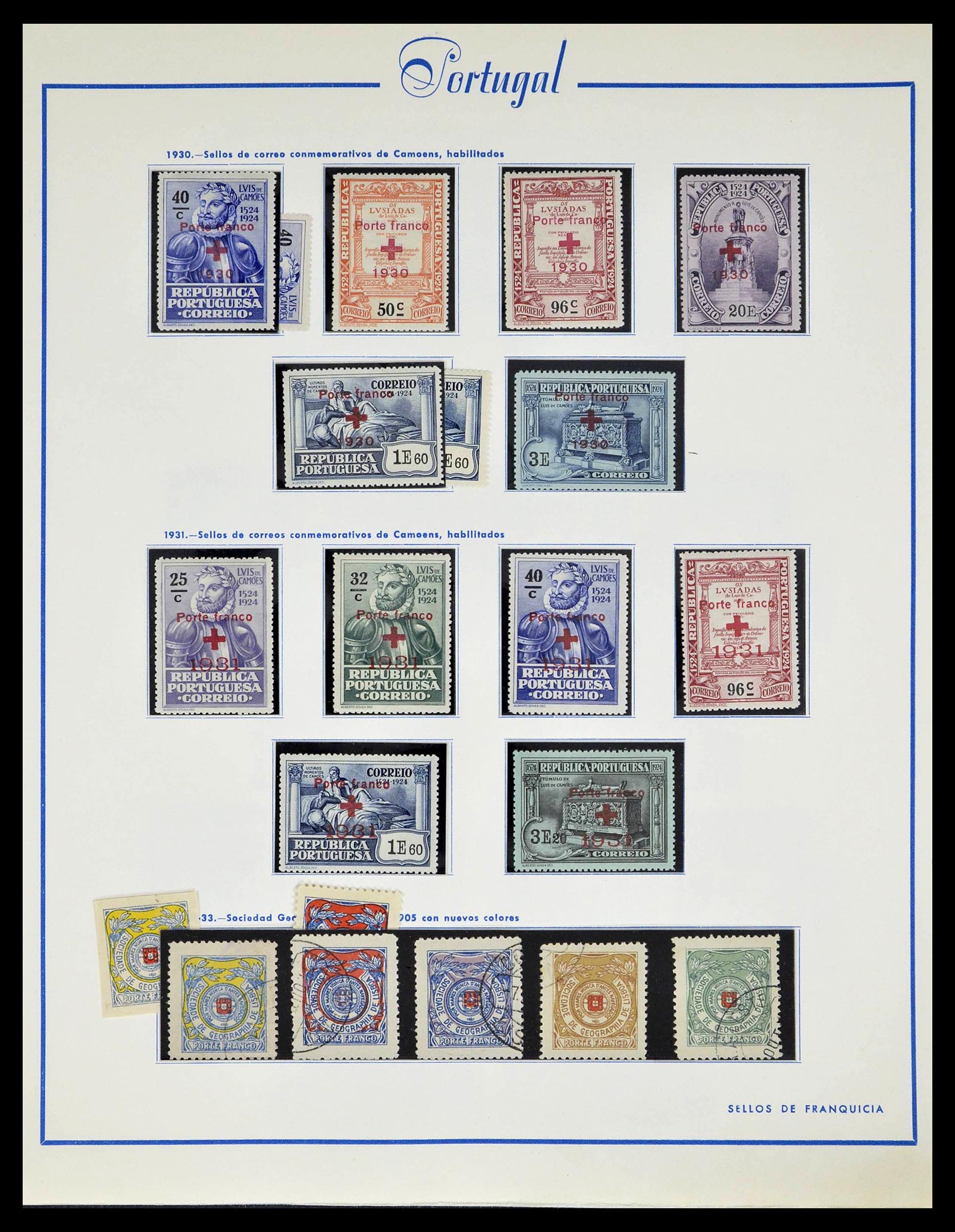 39233 0093 - Postzegelverzameling 39233 Portugal 1853-1978.