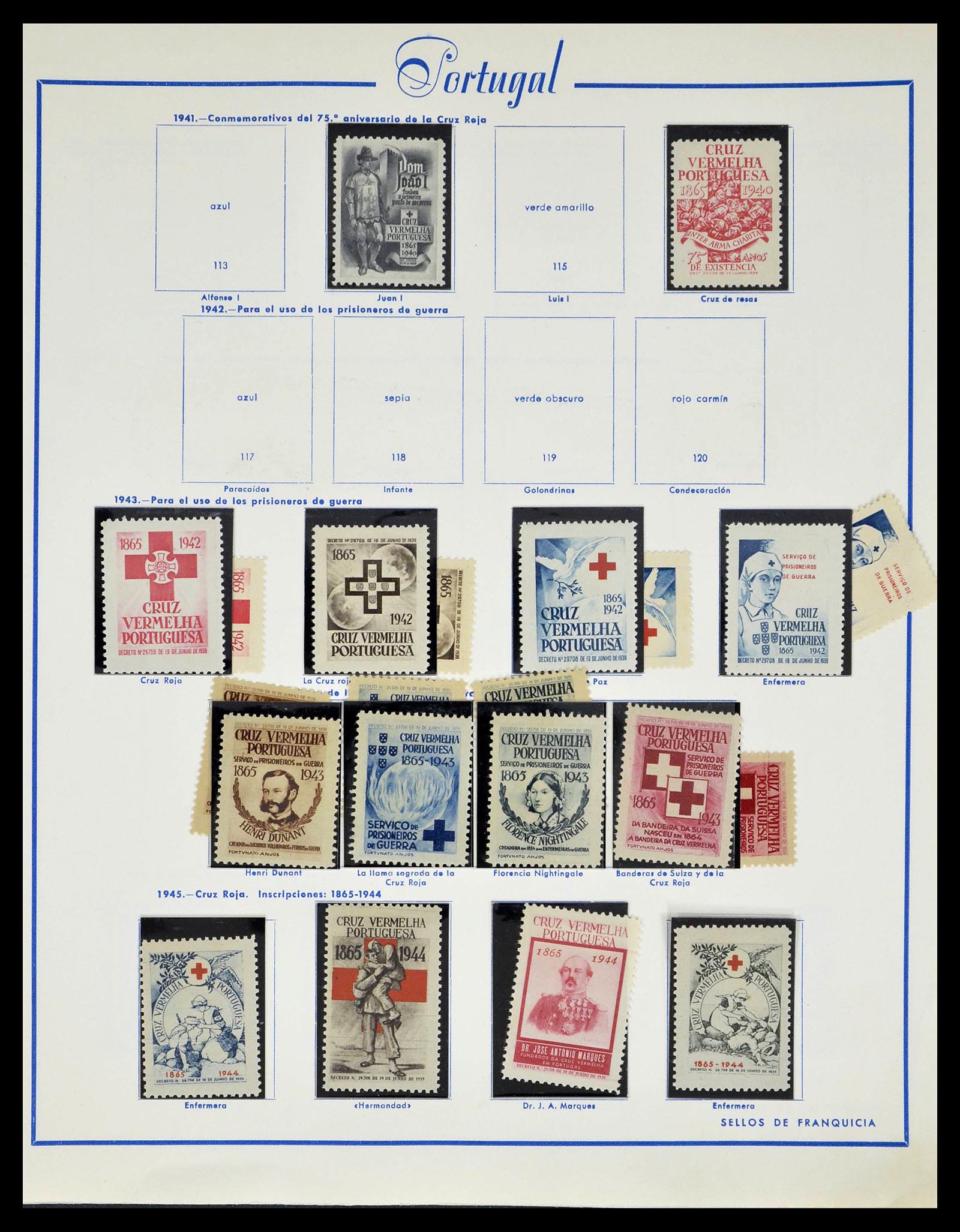 39233 0098 - Stamp collection 39233 Portugal 1853-1978.