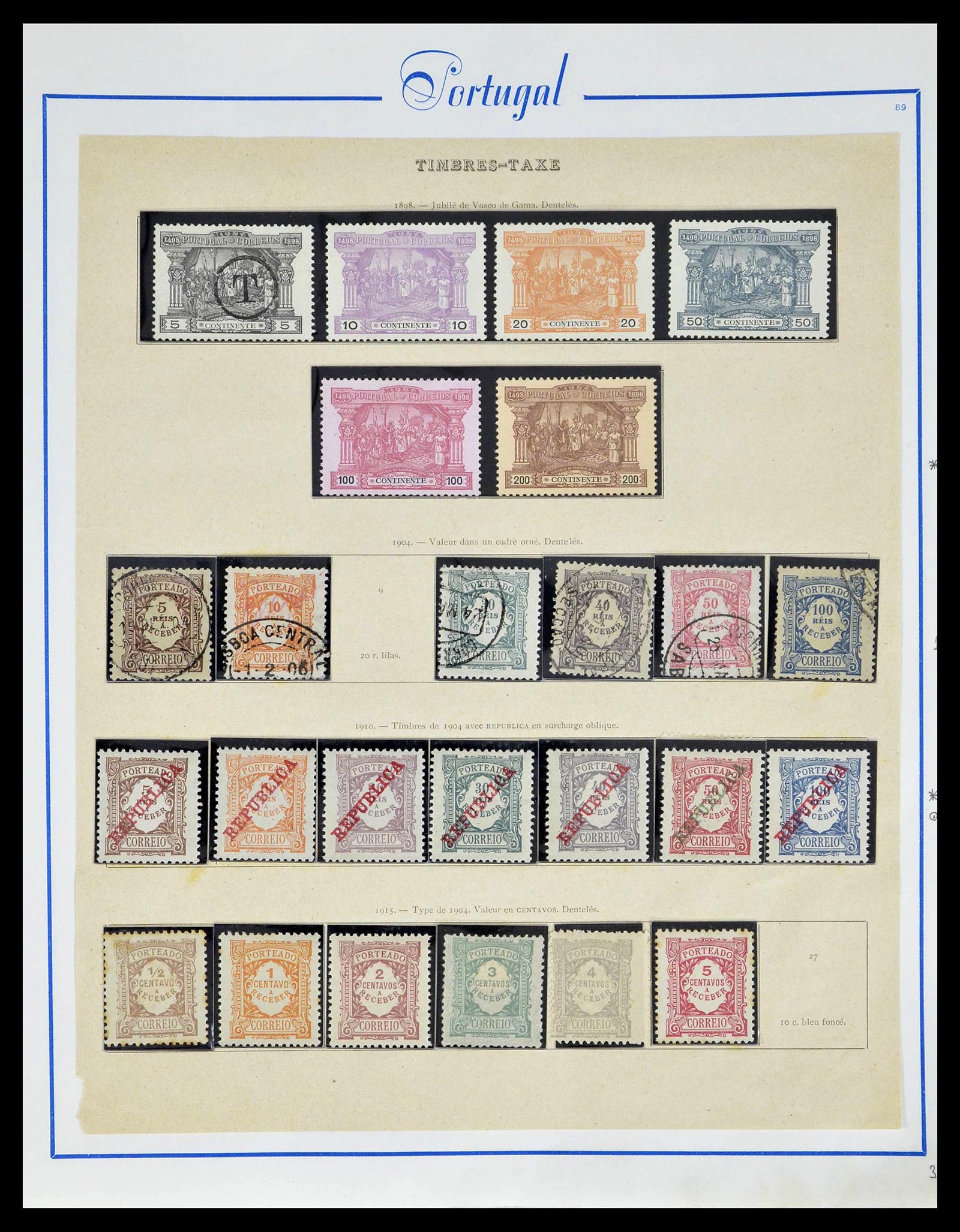 39233 0100 - Postzegelverzameling 39233 Portugal 1853-1978.
