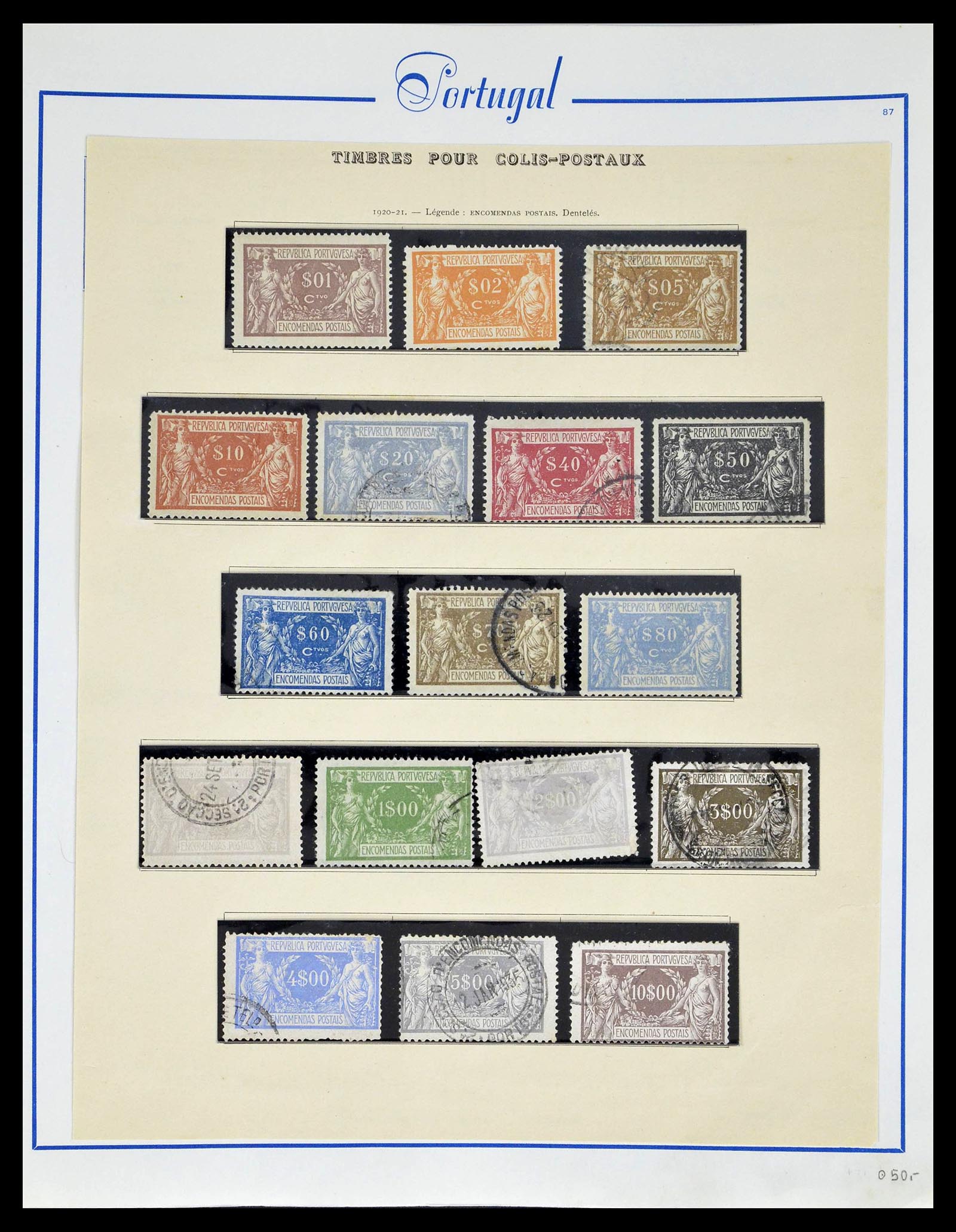39233 0102 - Postzegelverzameling 39233 Portugal 1853-1978.