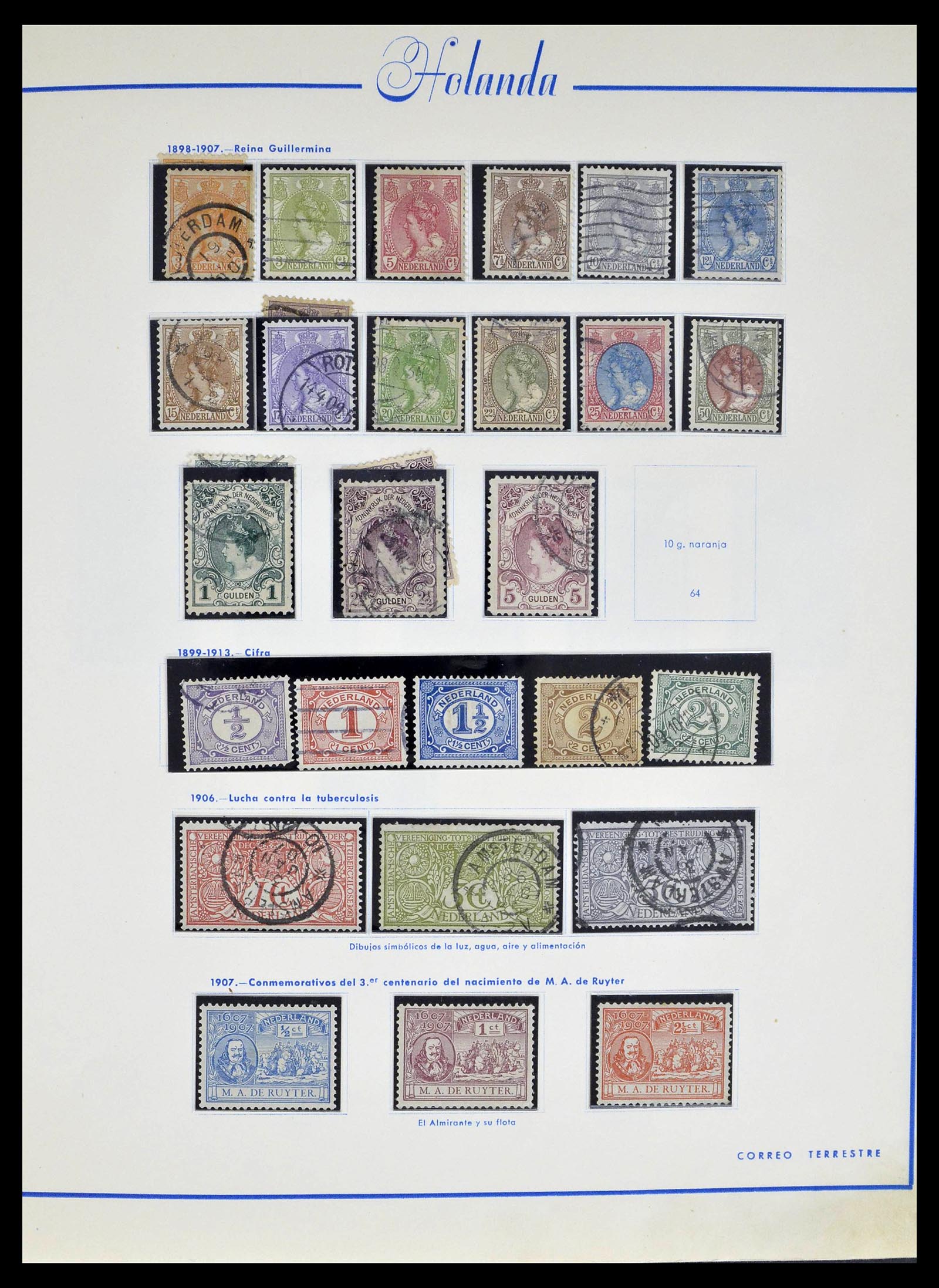 39234 0003 - Stamp collection 39234 Netherlands 1852-1975.