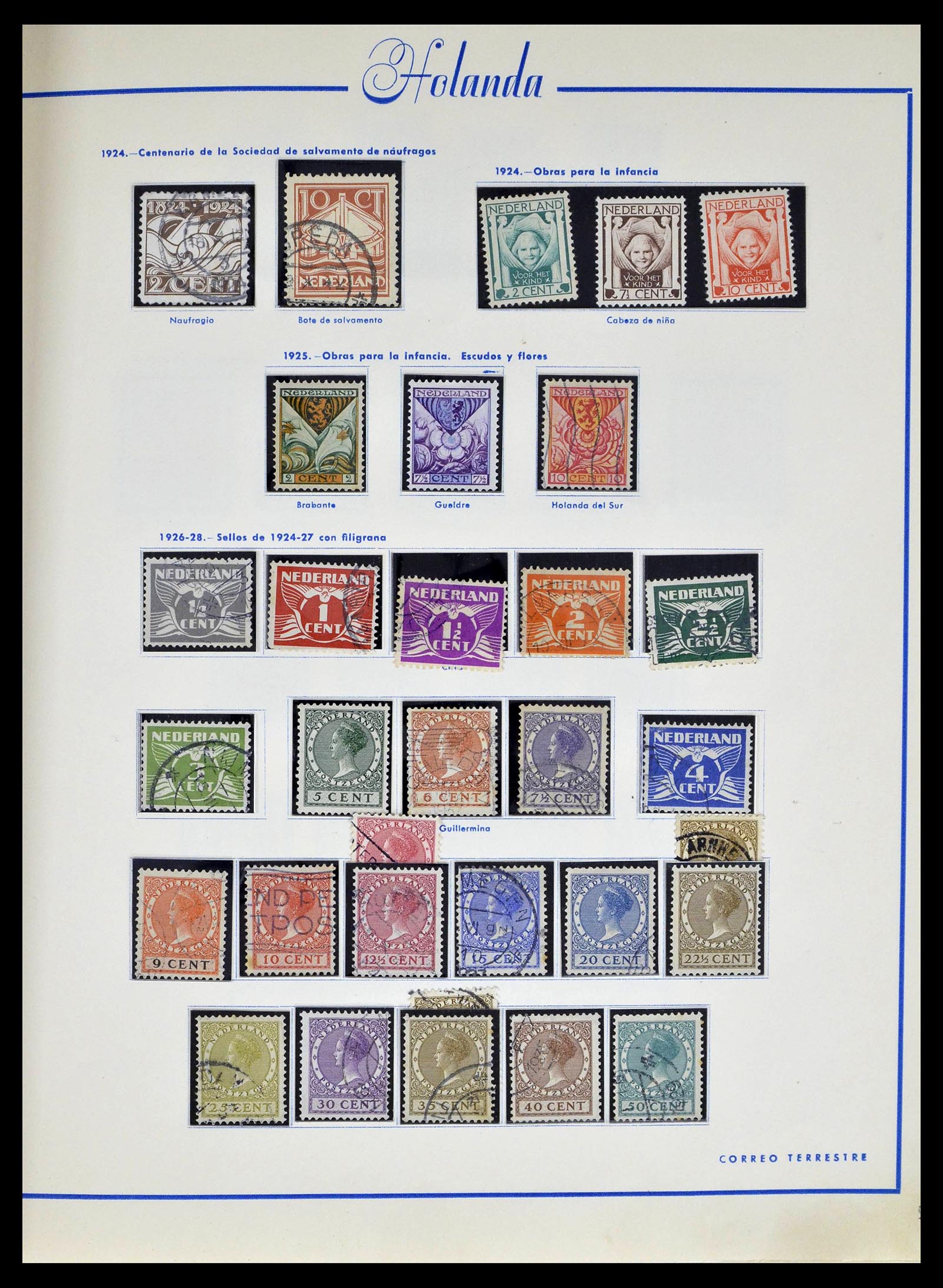39234 0009 - Stamp collection 39234 Netherlands 1852-1975.