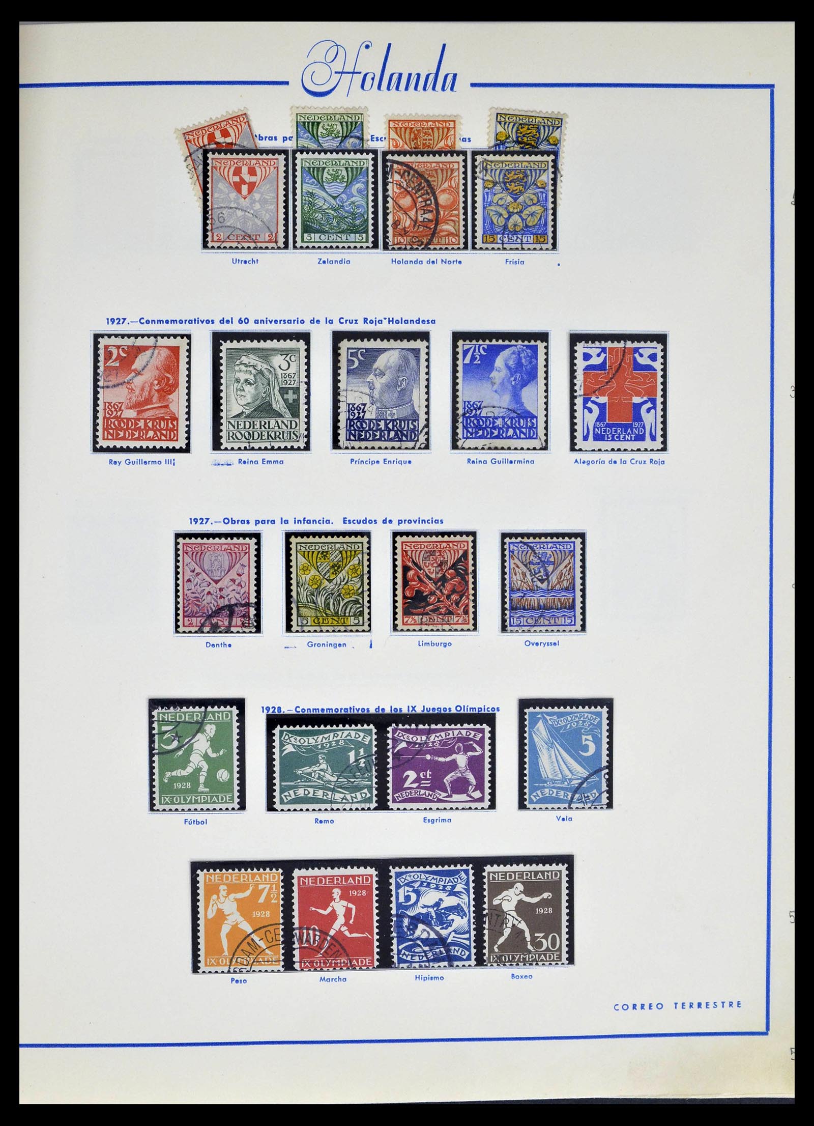 39234 0010 - Stamp collection 39234 Netherlands 1852-1975.