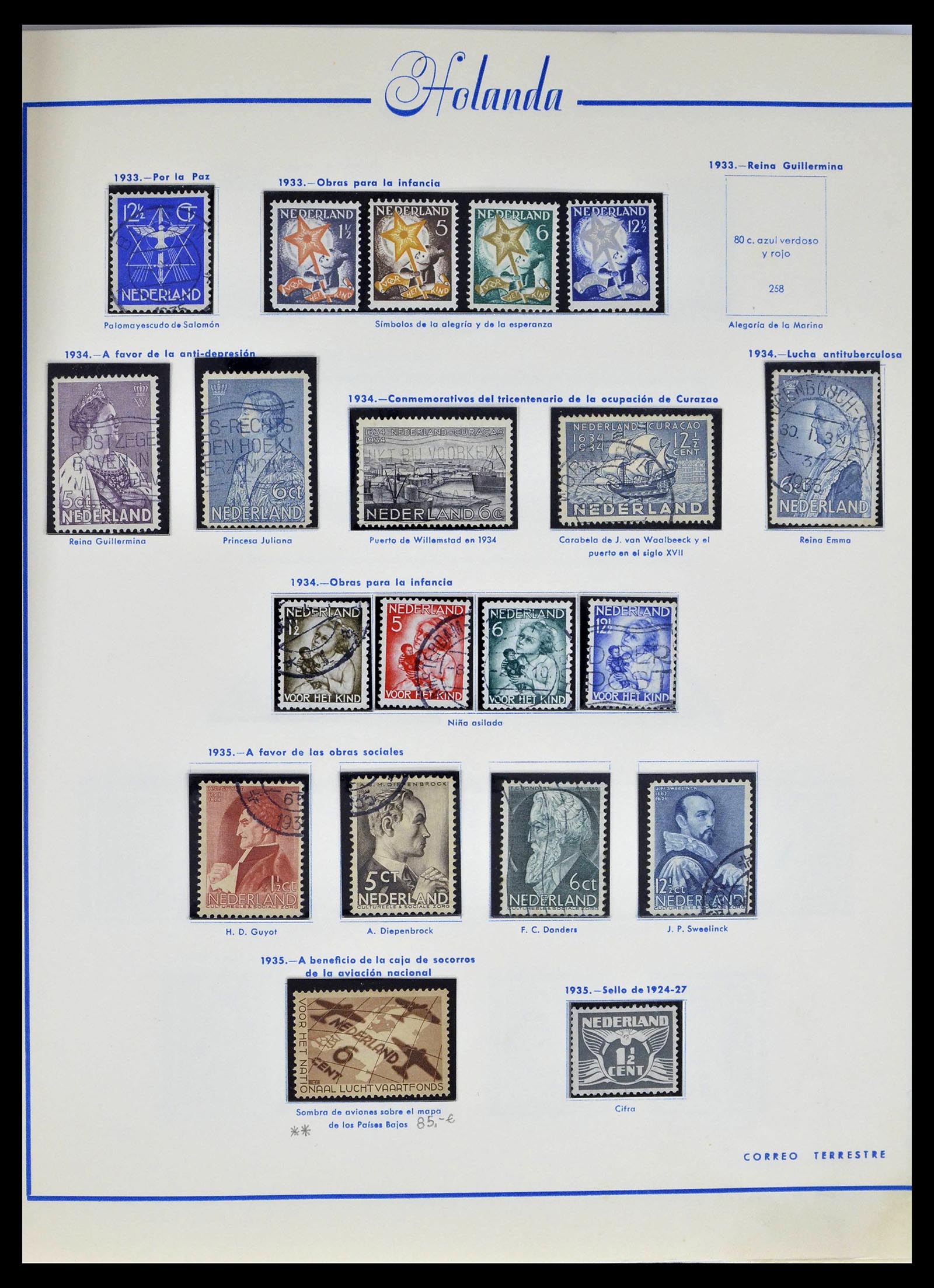 39234 0013 - Stamp collection 39234 Netherlands 1852-1975.