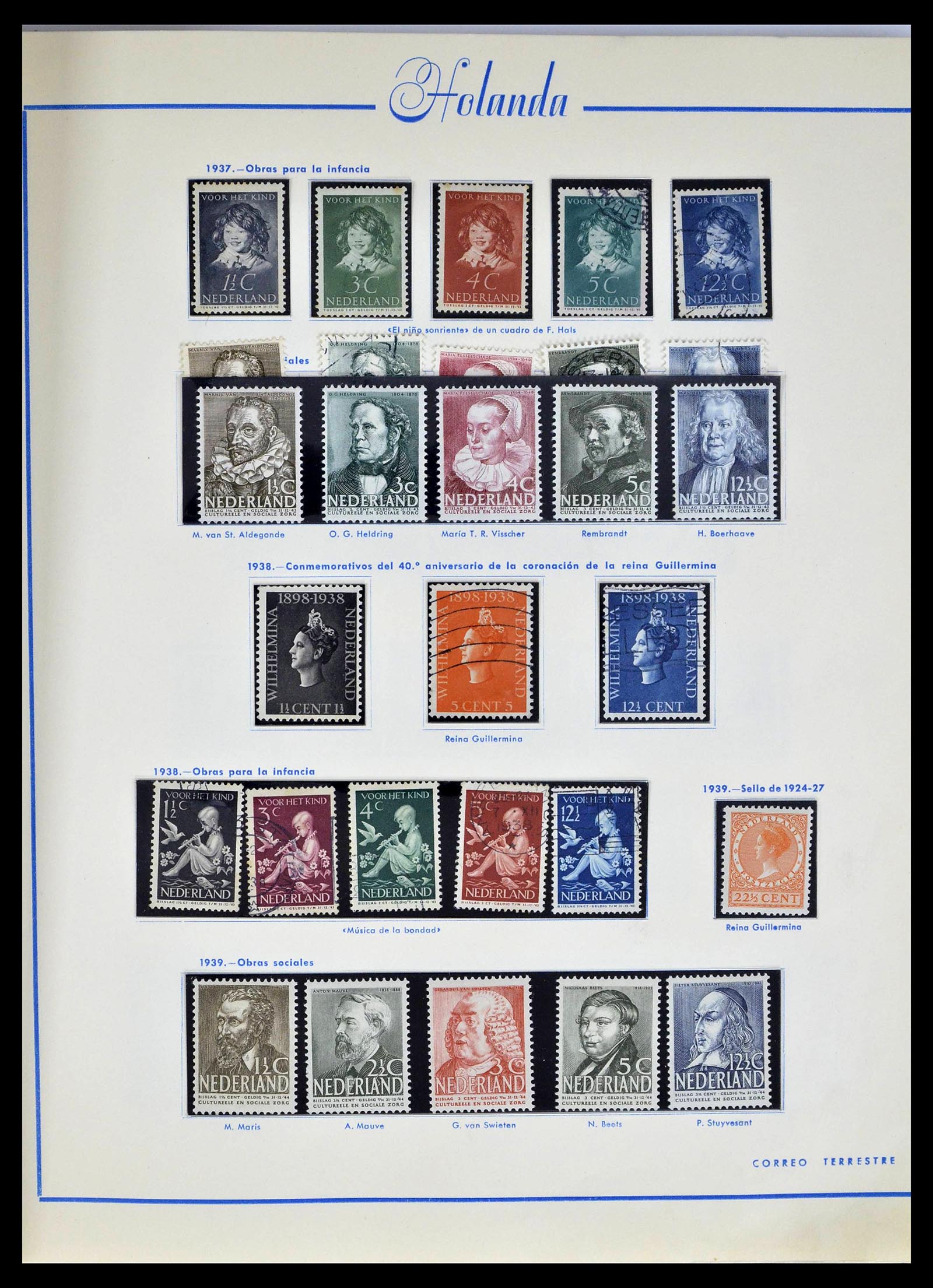 39234 0015 - Stamp collection 39234 Netherlands 1852-1975.