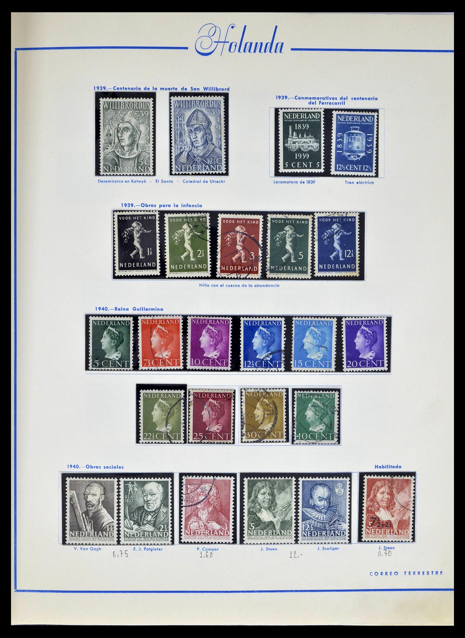39234 0016 - Stamp collection 39234 Netherlands 1852-1975.