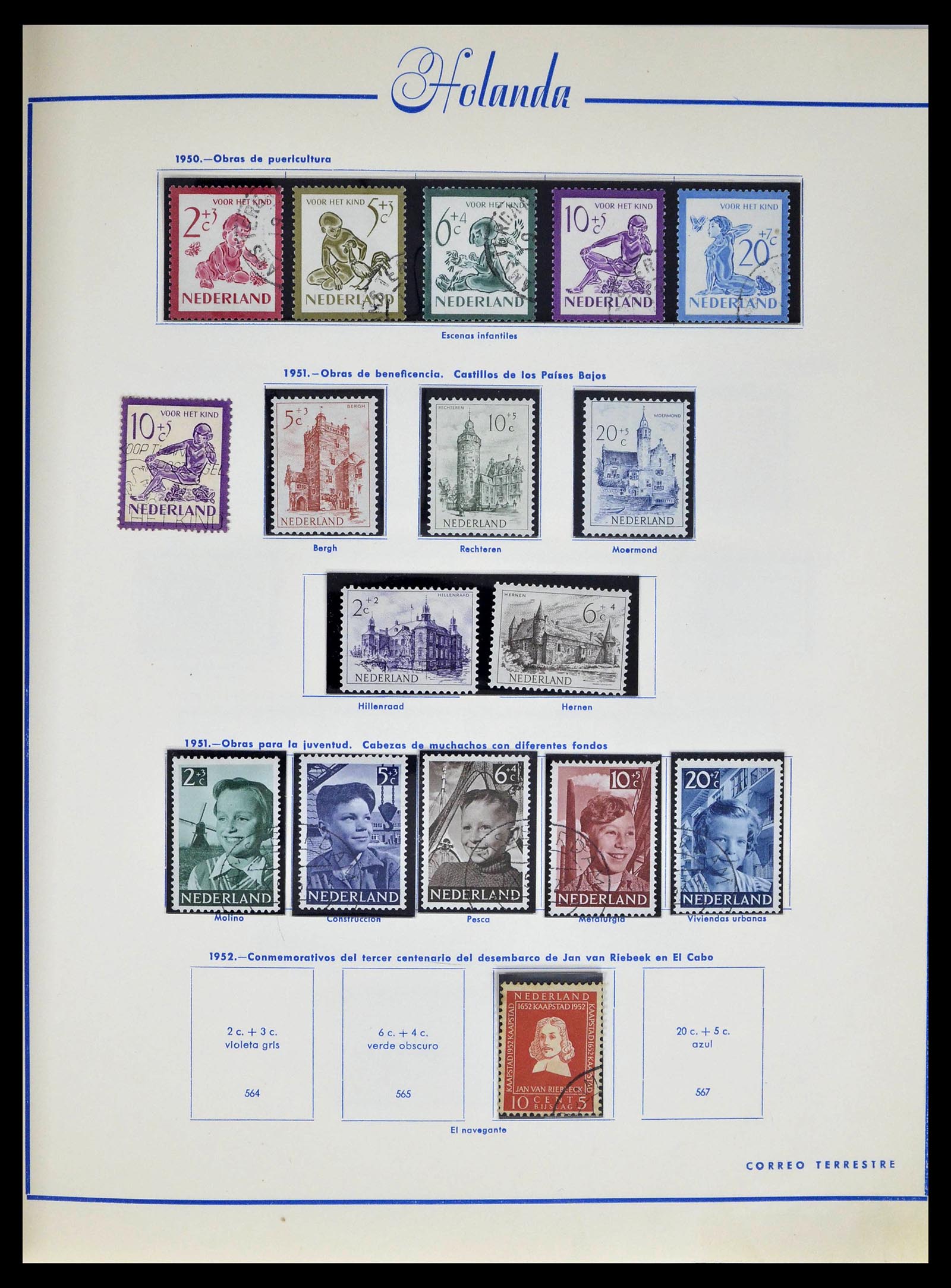 39234 0027 - Stamp collection 39234 Netherlands 1852-1975.