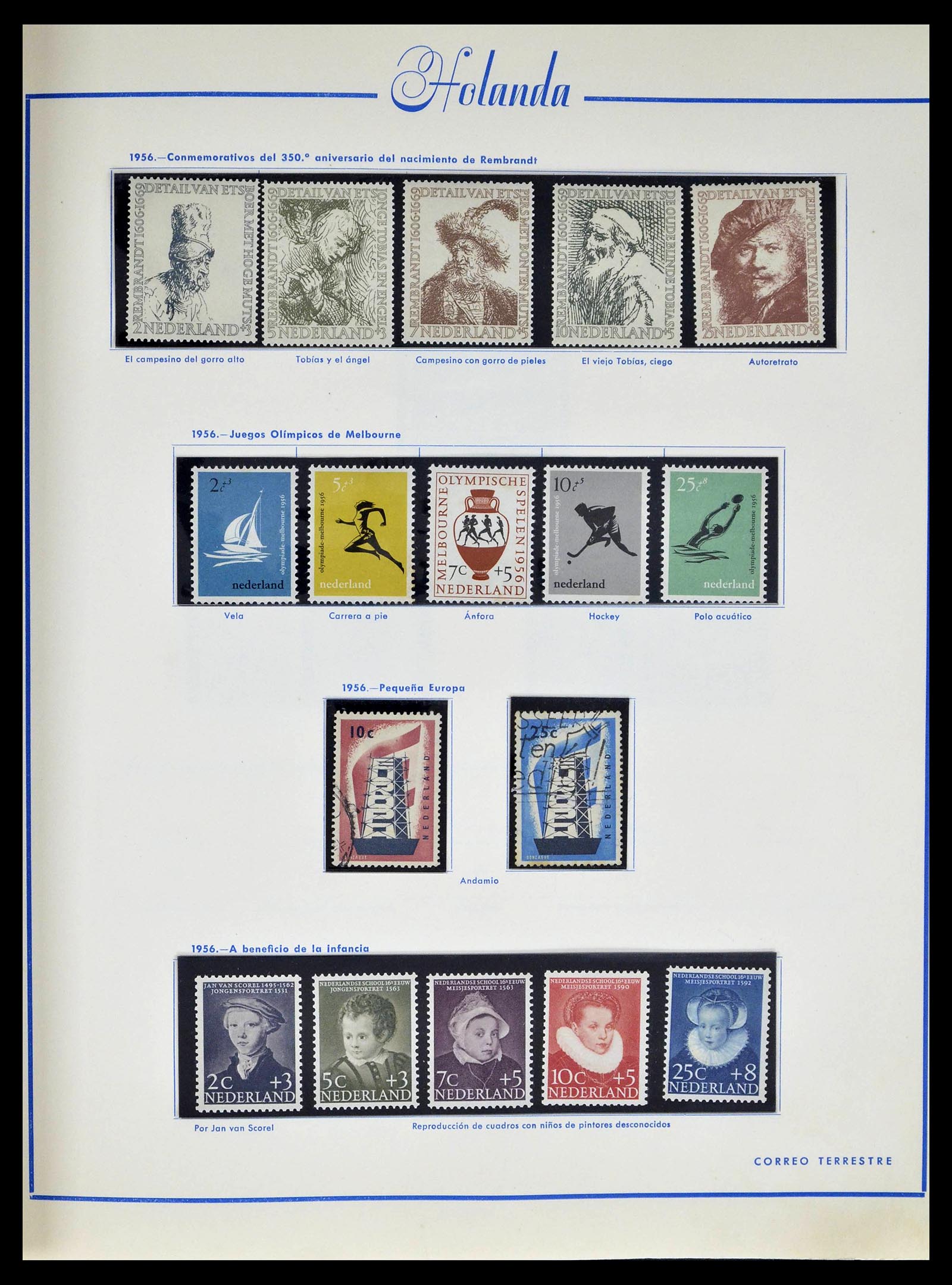39234 0032 - Stamp collection 39234 Netherlands 1852-1975.