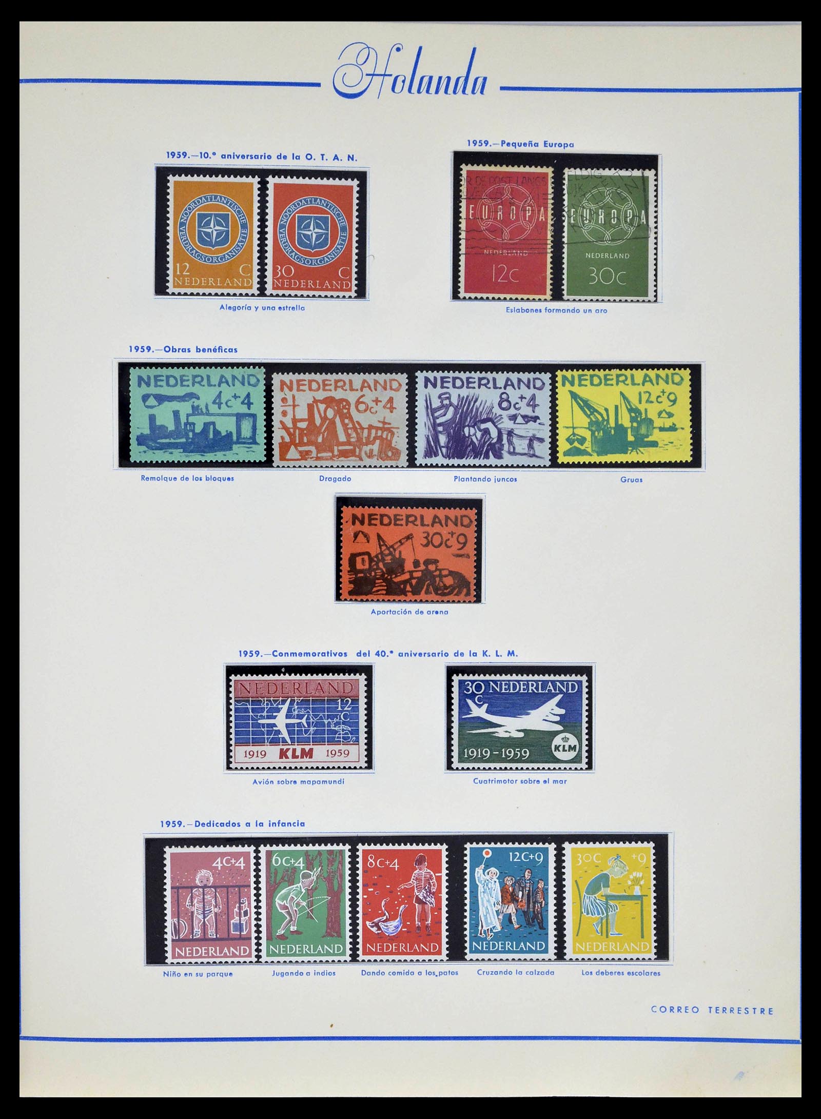 39234 0035 - Stamp collection 39234 Netherlands 1852-1975.