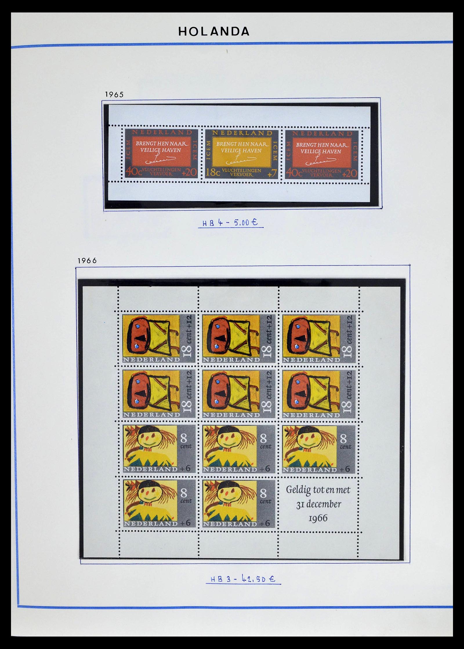 39234 0043 - Stamp collection 39234 Netherlands 1852-1975.