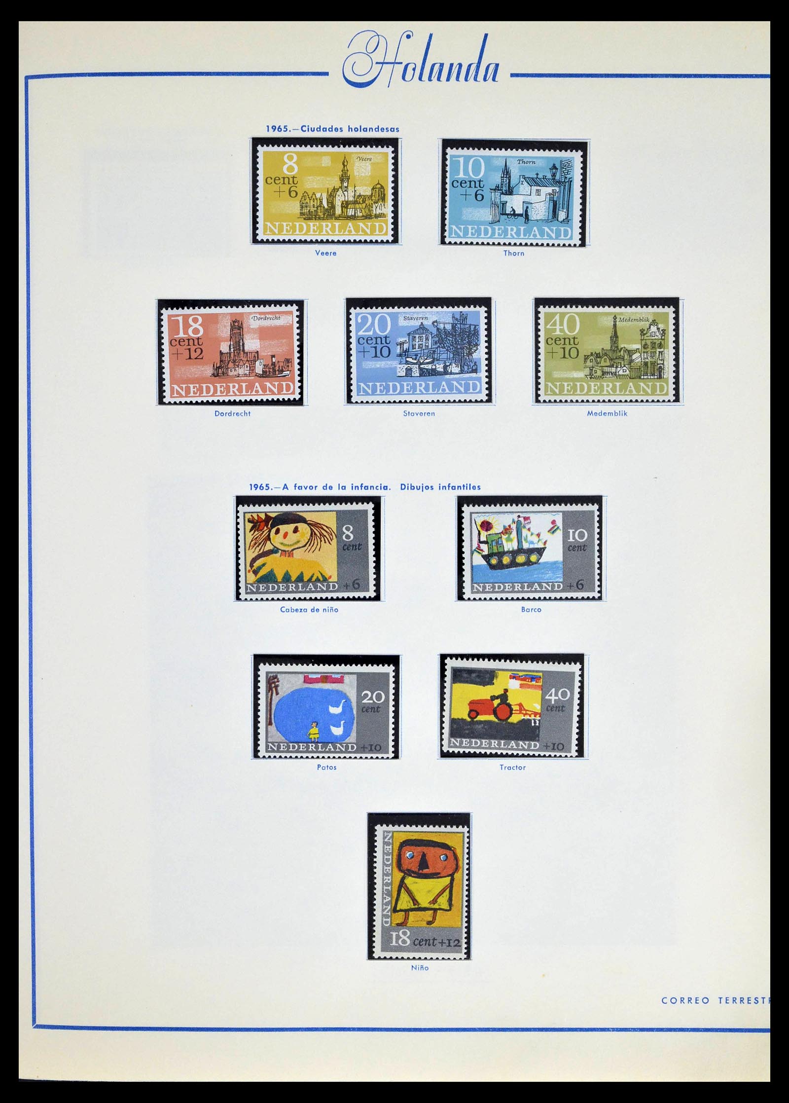 39234 0044 - Stamp collection 39234 Netherlands 1852-1975.