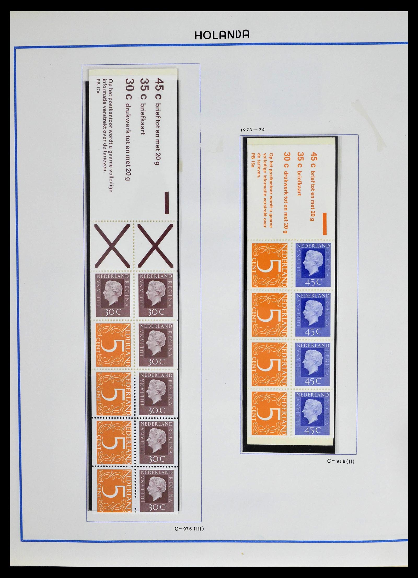 39234 0067 - Stamp collection 39234 Netherlands 1852-1975.