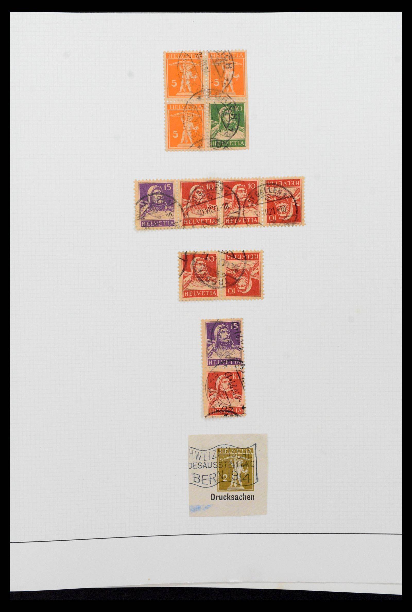 39235 0006 - Stamp collection 39235 Switzerland 1843-1960.