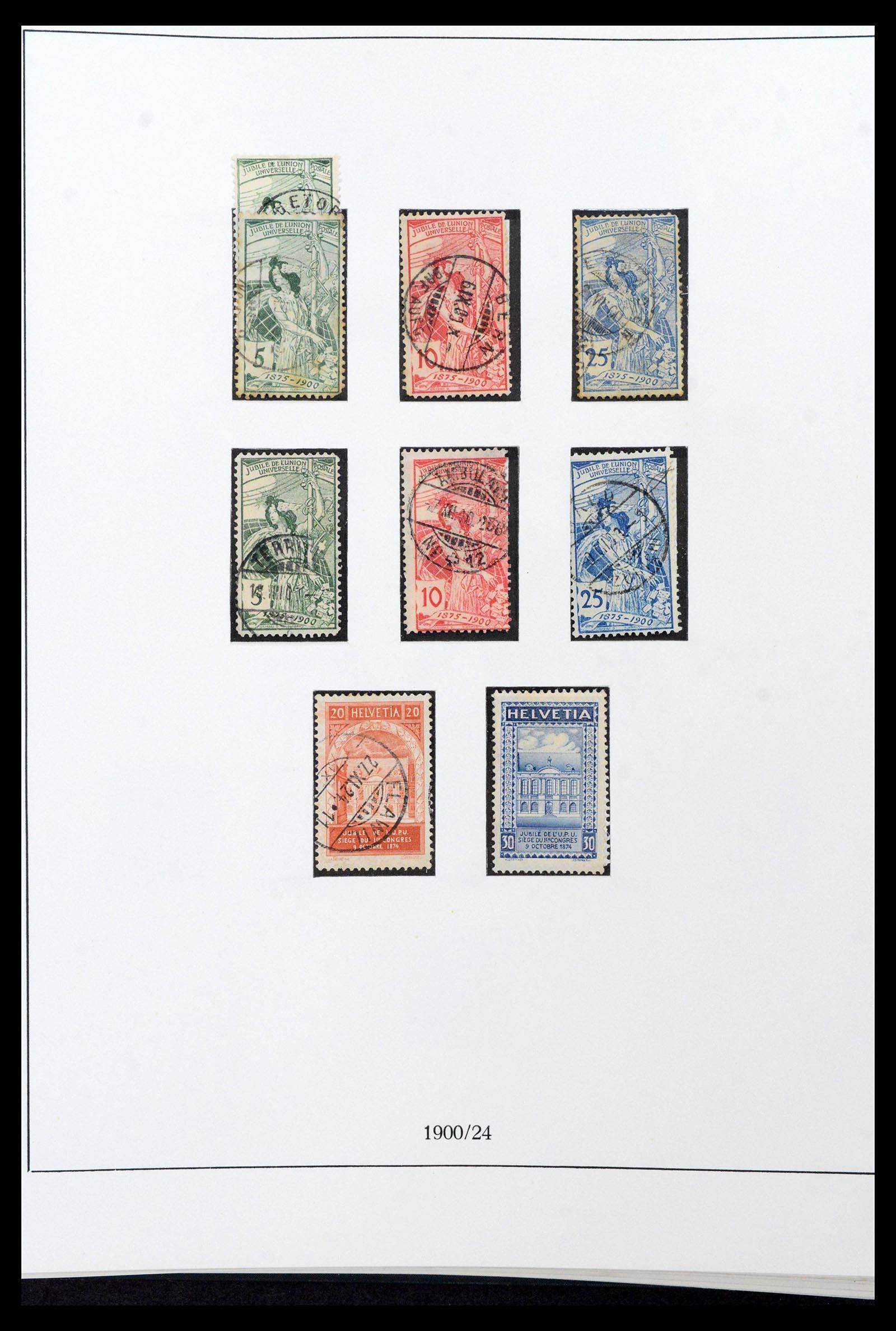 39235 0011 - Stamp collection 39235 Switzerland 1843-1960.