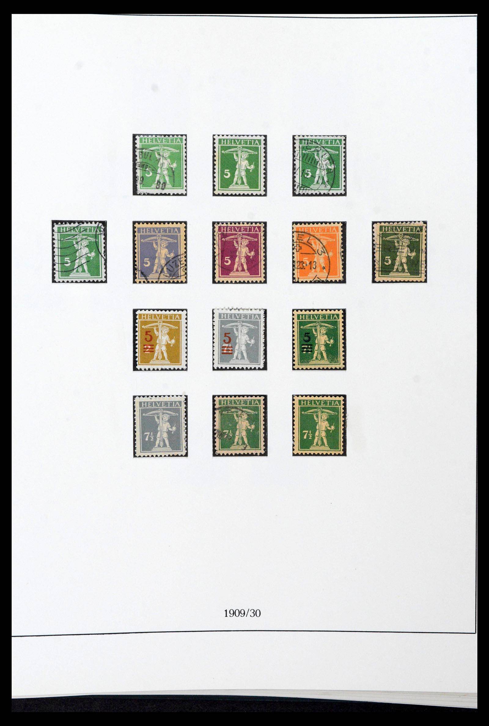 39235 0013 - Stamp collection 39235 Switzerland 1843-1960.